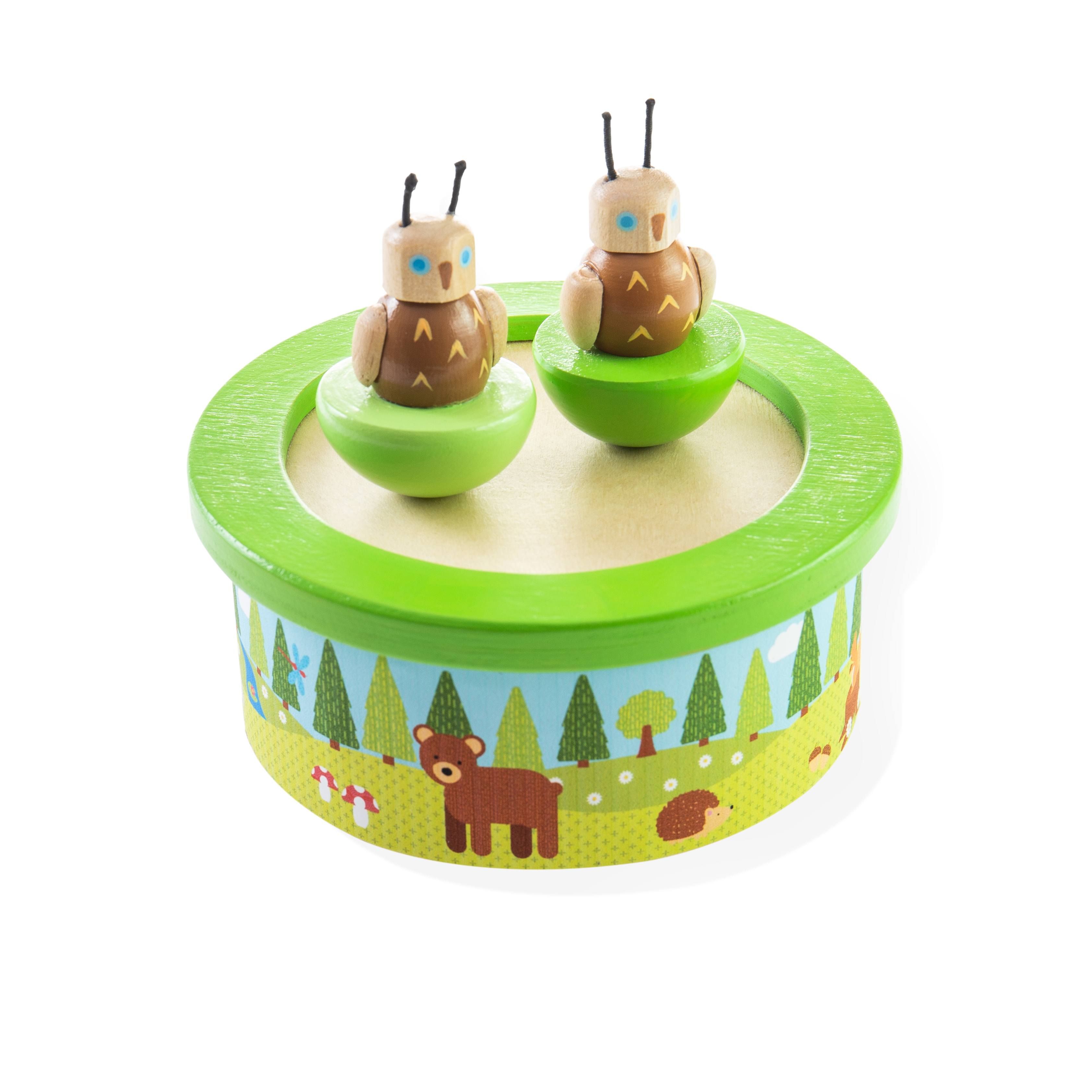 Bigjigs Toys Dřevěná hrací skříňka - Woodland