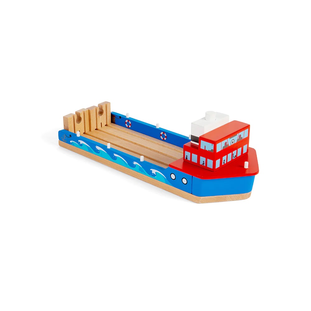 Bigjigs Rail Dřevěný vlakový trajekt