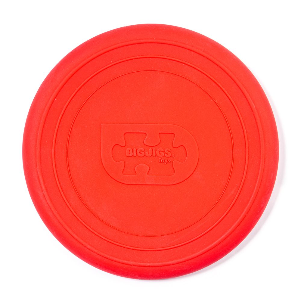 Levně Bigjigs Toys Frisbee červené - Cherry