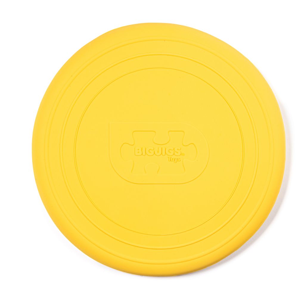 Levně Bigjigs Toys Frisbee žluté - Honey