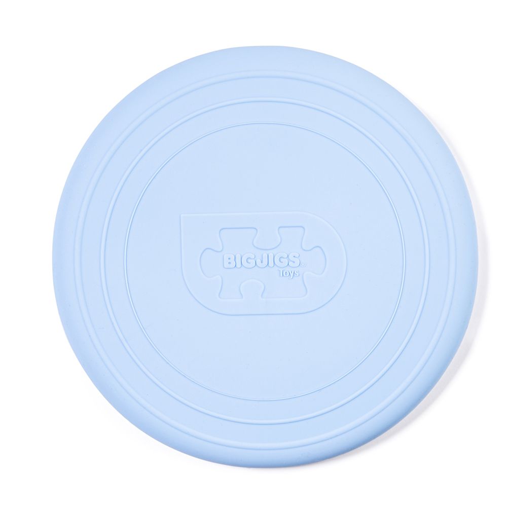 Levně Bigjigs Toys Frisbee modré - Powder
