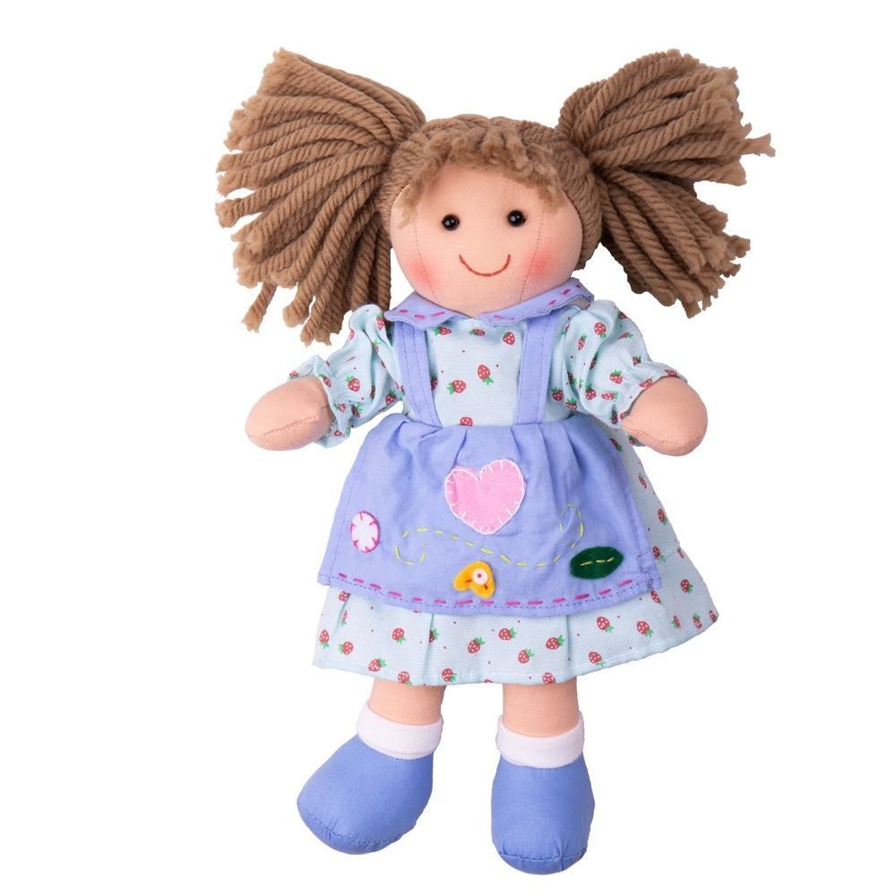 Levně Bigjigs Toys Látková panenka Grace 28 cm