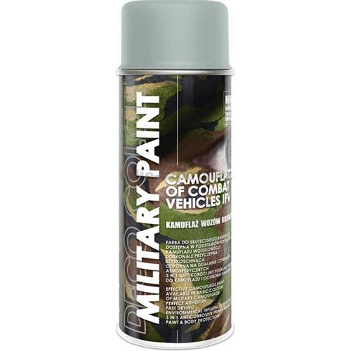 DecoColor Kamuflážní sprej MILITARY PAINT, RAL 400 ml Výběr barev: RAL 7038 šedá