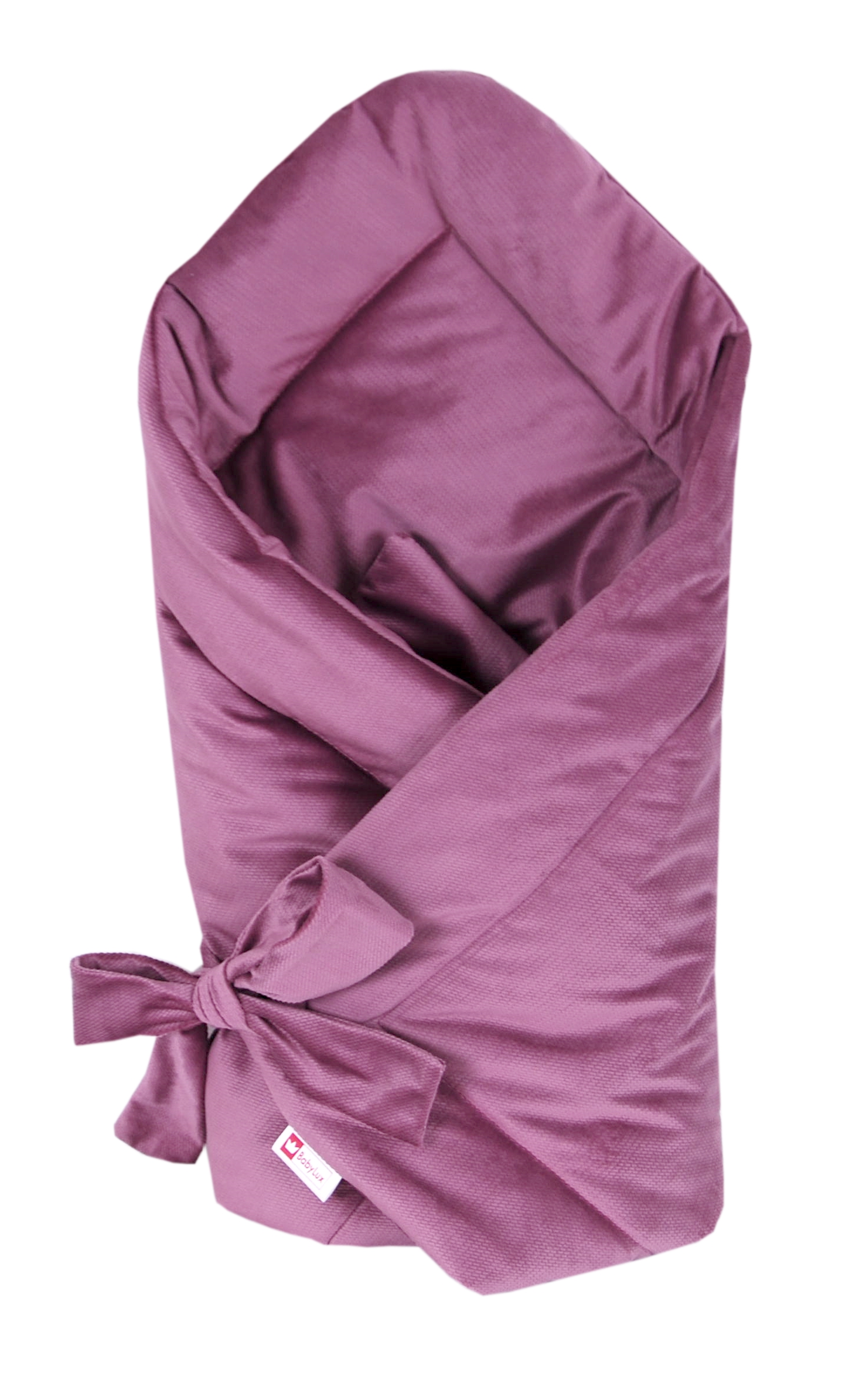 BBL Dětská zavinovačka VELVET - Bordo