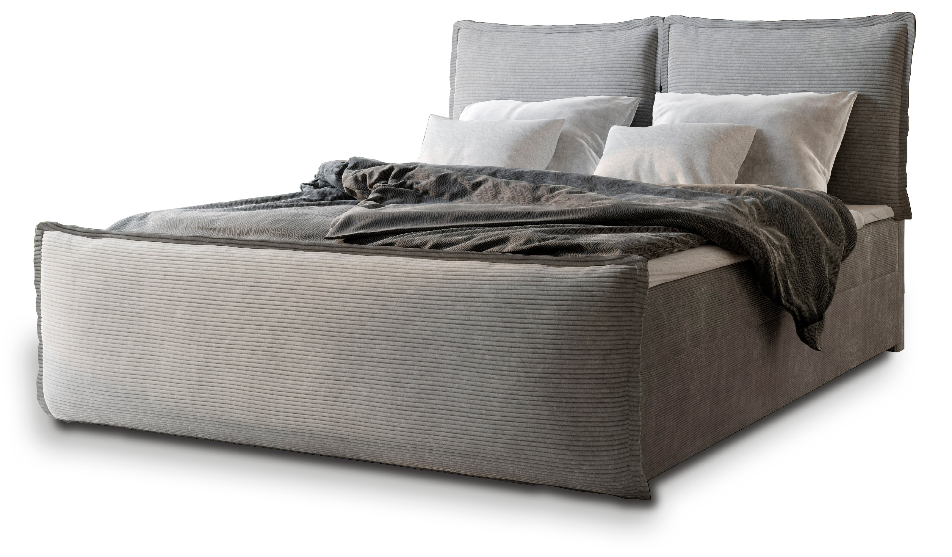 MSL Kontinentální čalouněná postel MONTY (140 x 200 cm) Barva látky: POSO 55