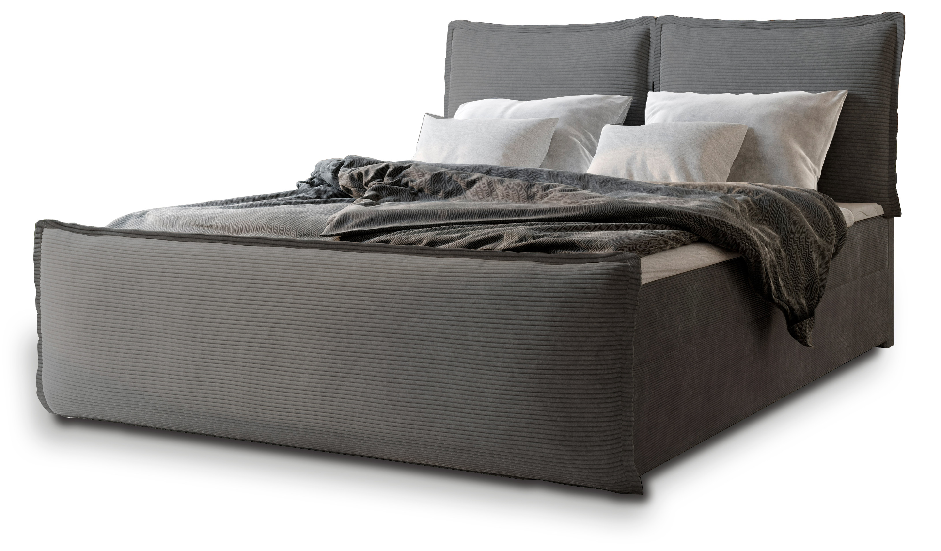 MSL Kontinentální čalouněná postel MONTY (140 x 200 cm) Barva látky: POSO 60