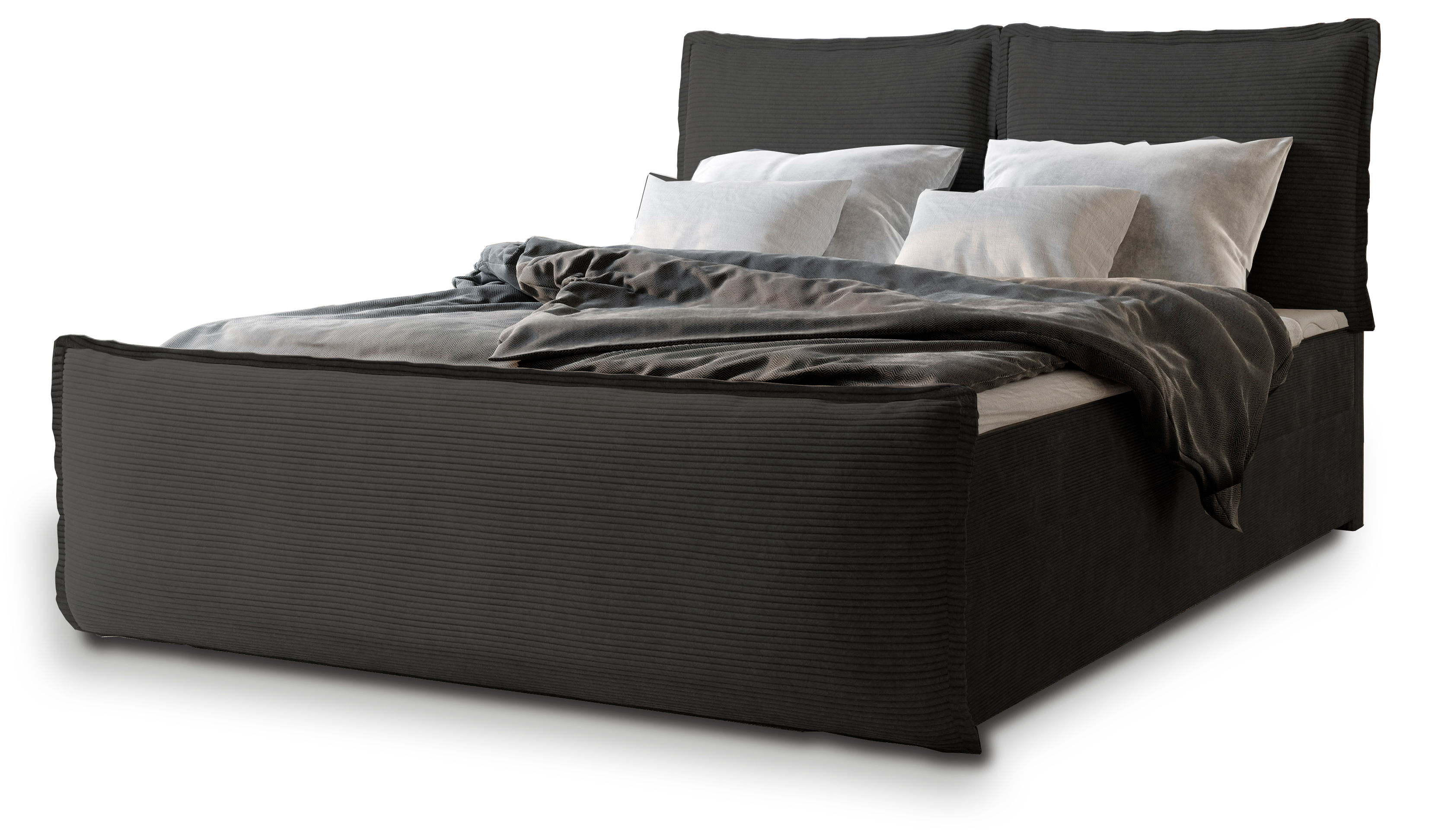 MSL Kontinentální čalouněná postel MONTY (140 x 200 cm) Barva látky: POSO 135