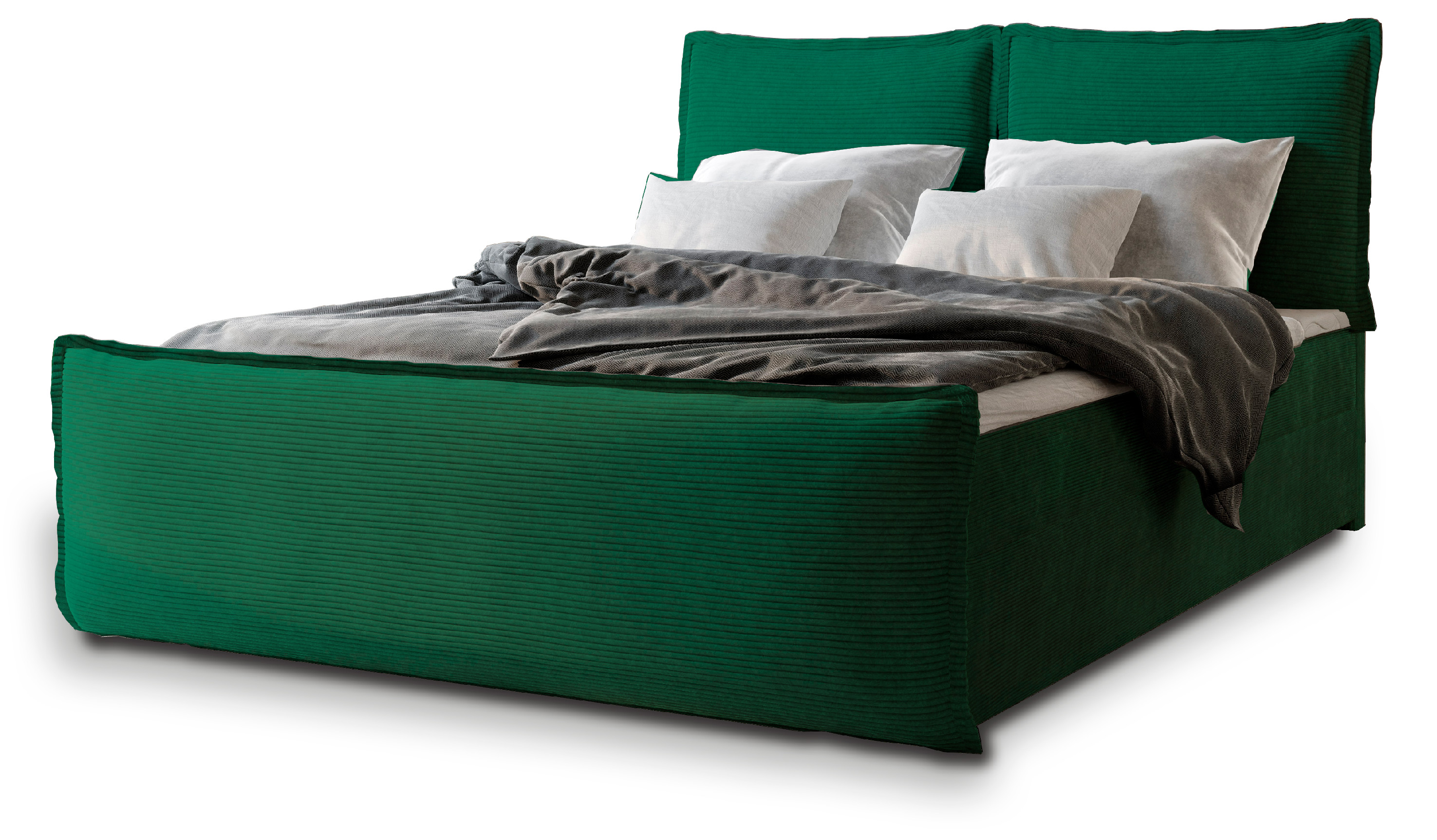 MSL Kontinentální čalouněná postel MONTY (160 x 200 cm) Barva látky: POSO 14