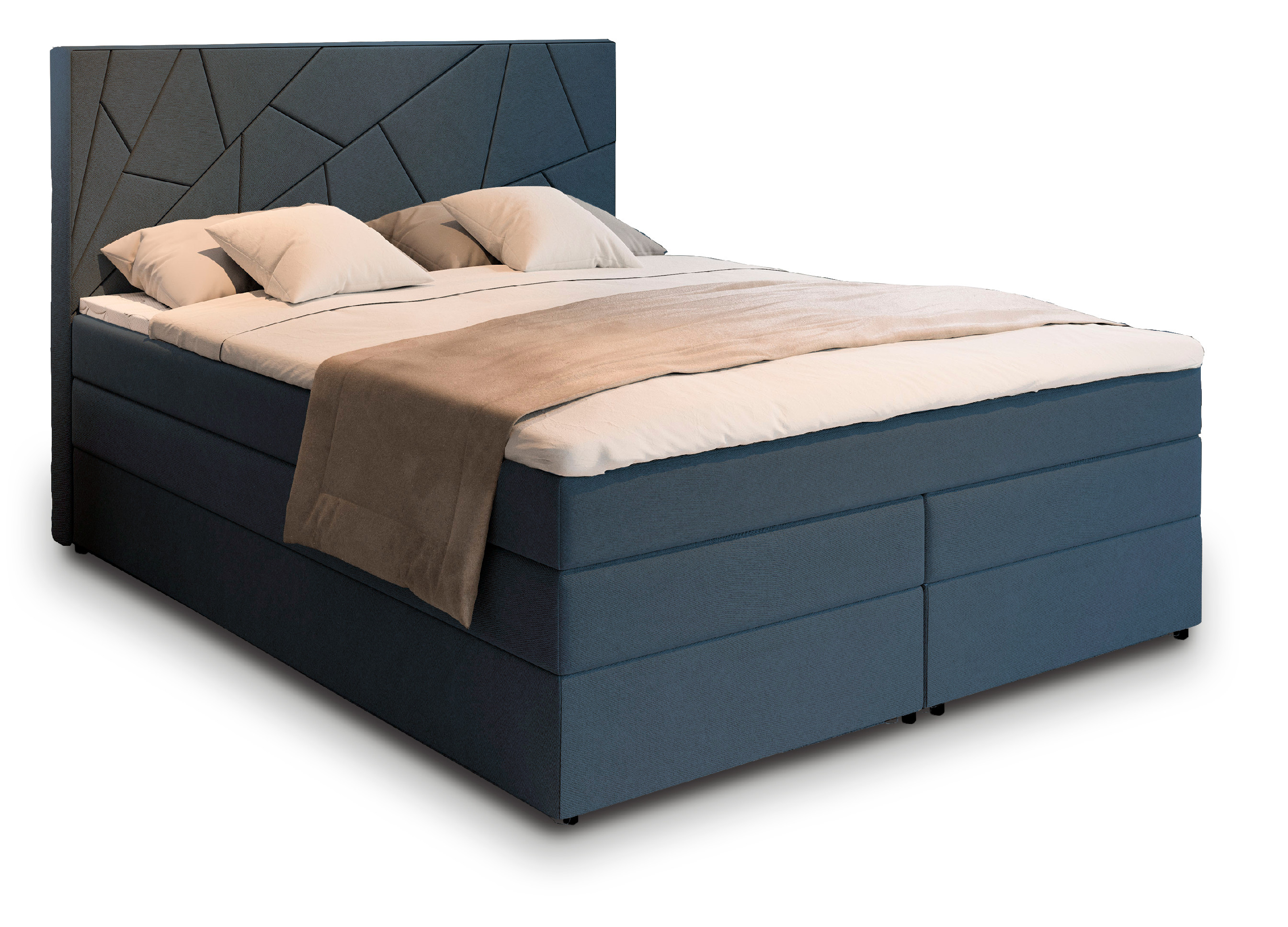 MSL Kontinentální čalouněná postel TAMARA (140 x 200 cm) Barva látky: INARI 80