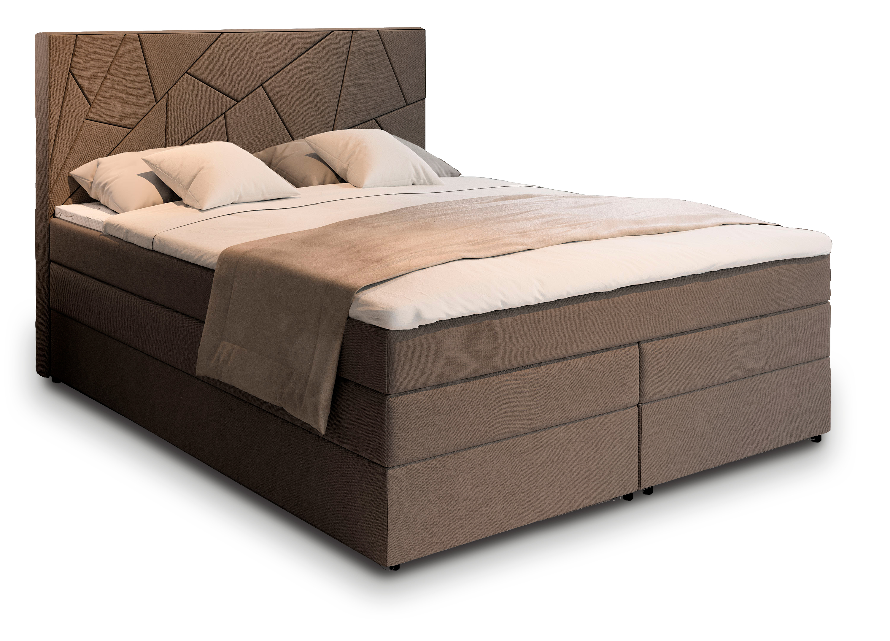 MSL Kontinentální čalouněná postel TAMARA (140 x 200 cm) Barva látky: INARI 24