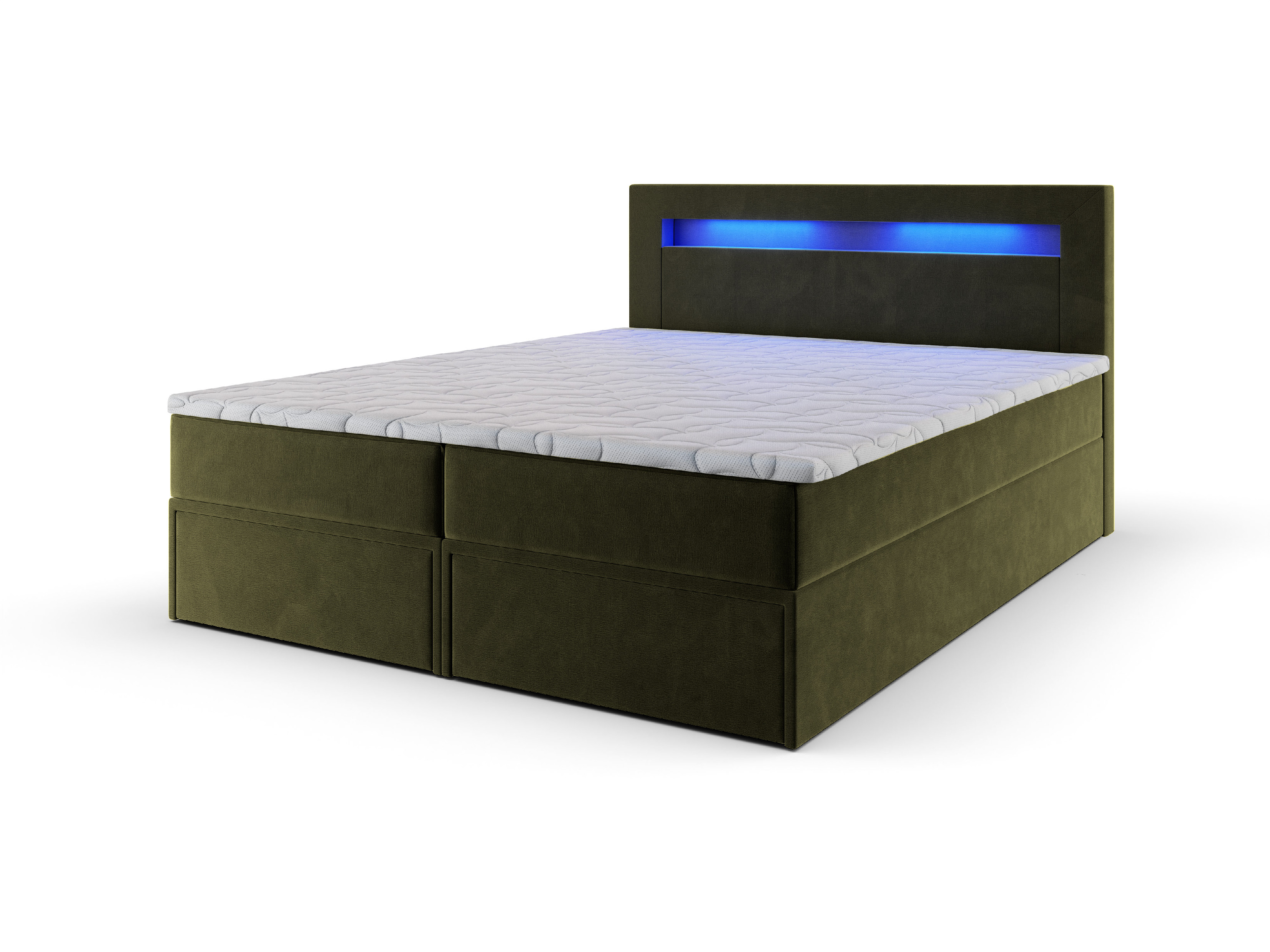 Levně MSL Kontinentální čalouněná postel LINDOS (140 x 200 cm) Barva látky: MONOLITH 38