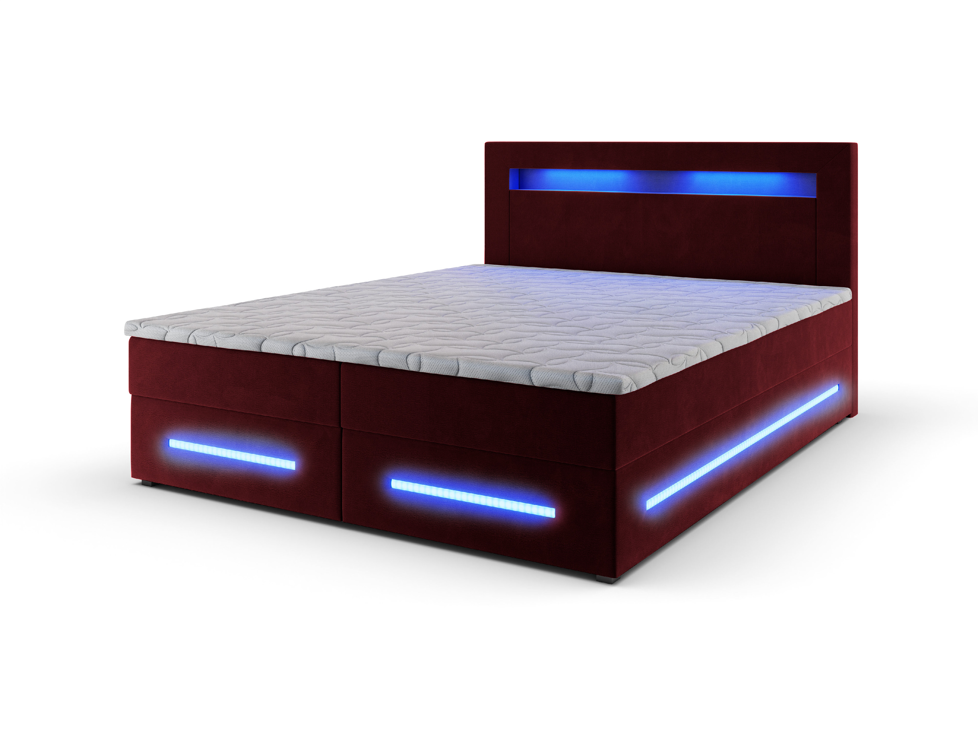 MSL Kontinentální čalouněná postel MANA (160 x 200 cm) Barva látky: MONOLITH 59