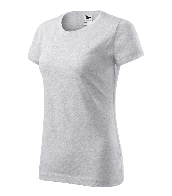 MALFINI, a.s. Dámské tričko BASIC Barva: 03 - Světlá šedá, Velikost: 2XL