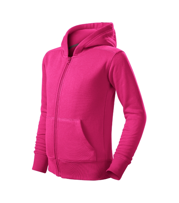 MALFINI, a.s. Dětská mikina TRENDY ZIPPER Barva: 40 - Purpurová, Velikost: 122 cm/6 let
