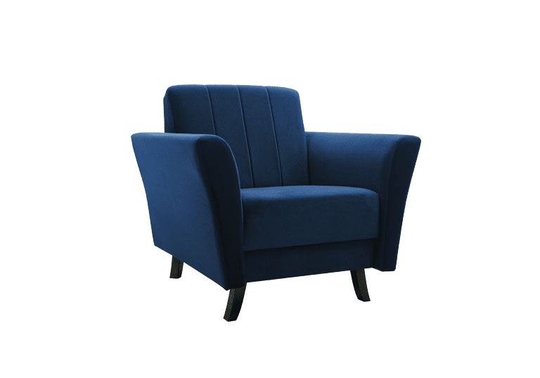 IDZ Křeslo LINA Barva látky: KRONOS 09 (Tmavá modrá)