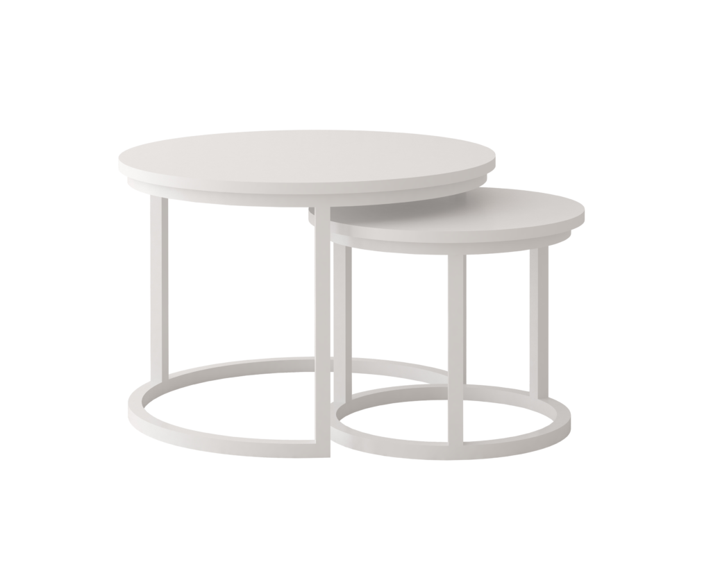 IDZ Konferenční stolek RONDO, Bílá/Bílá