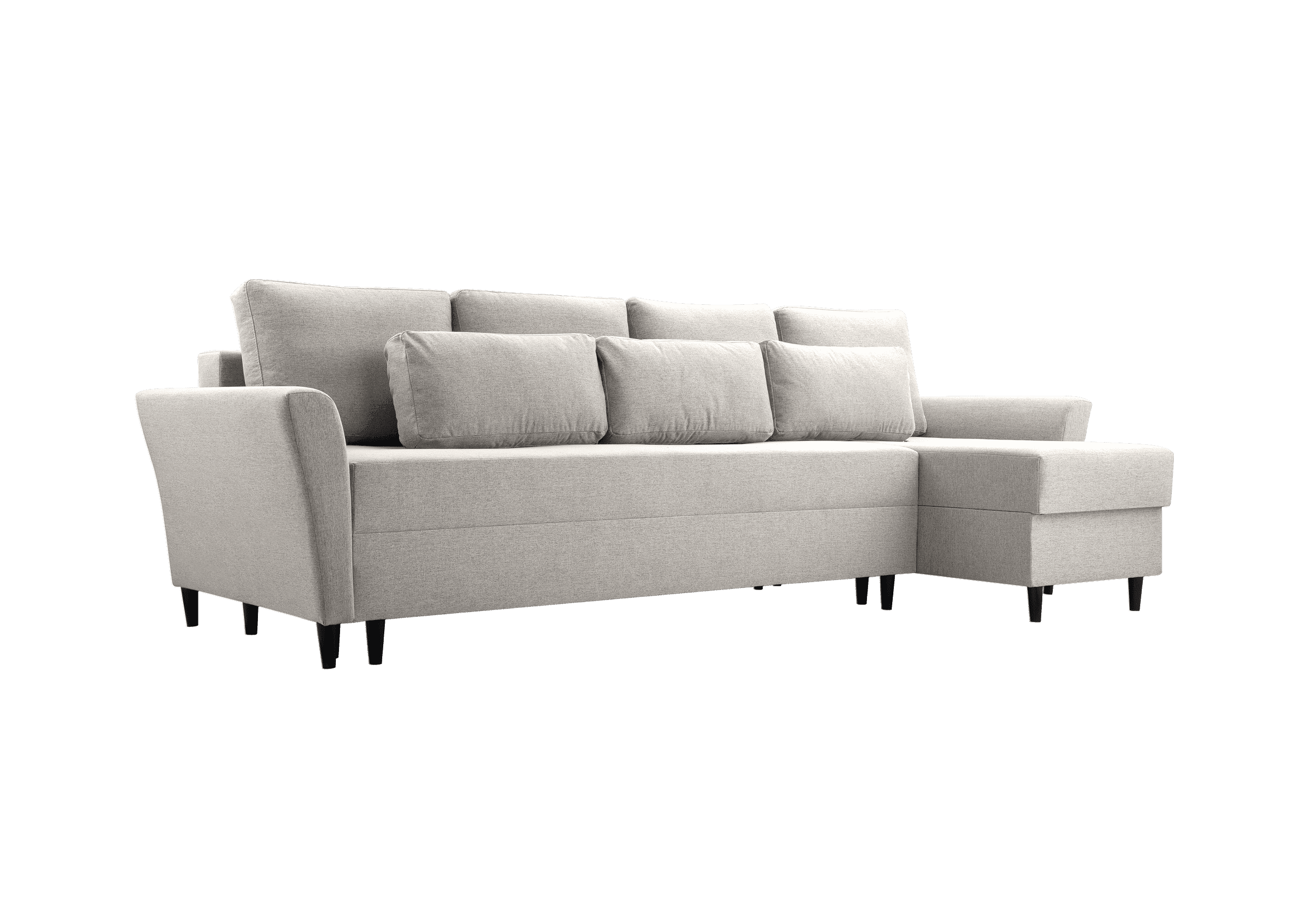 IDZ Rohová sedačka REGO, 281 cm Roh pohovky: Pravý roh, Barva látky: KENYA POPIEL