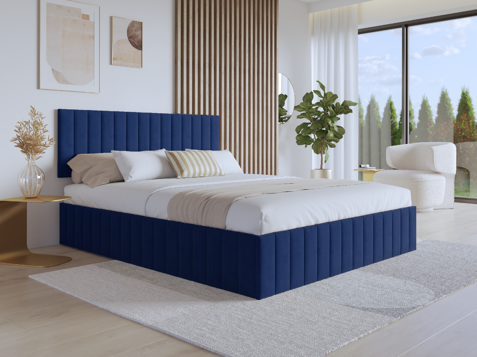 Eka Čalouněná postel PARIS - Kronos 120x200 cm Barva látky: Kronos 09