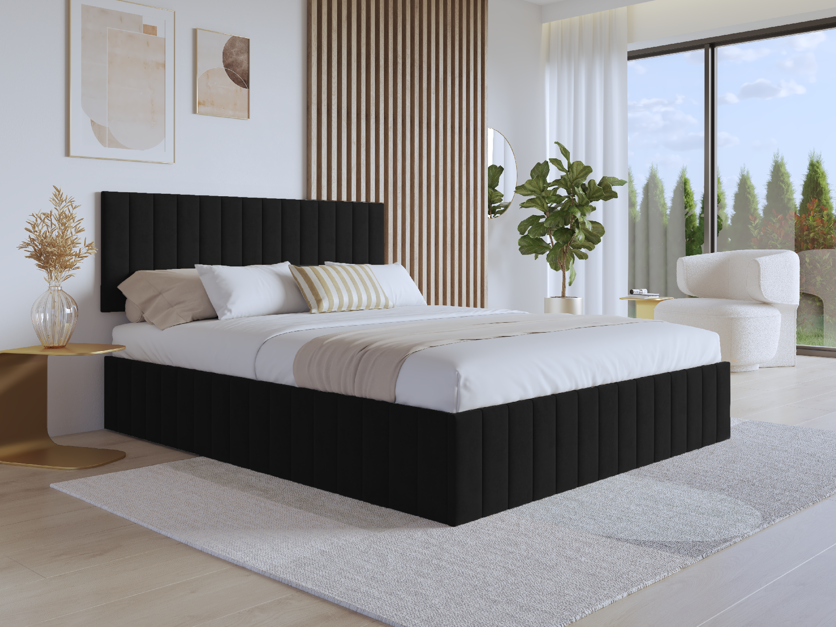 Eka Čalouněná postel PARIS - Kronos 120x200 cm Barva látky: Kronos 07