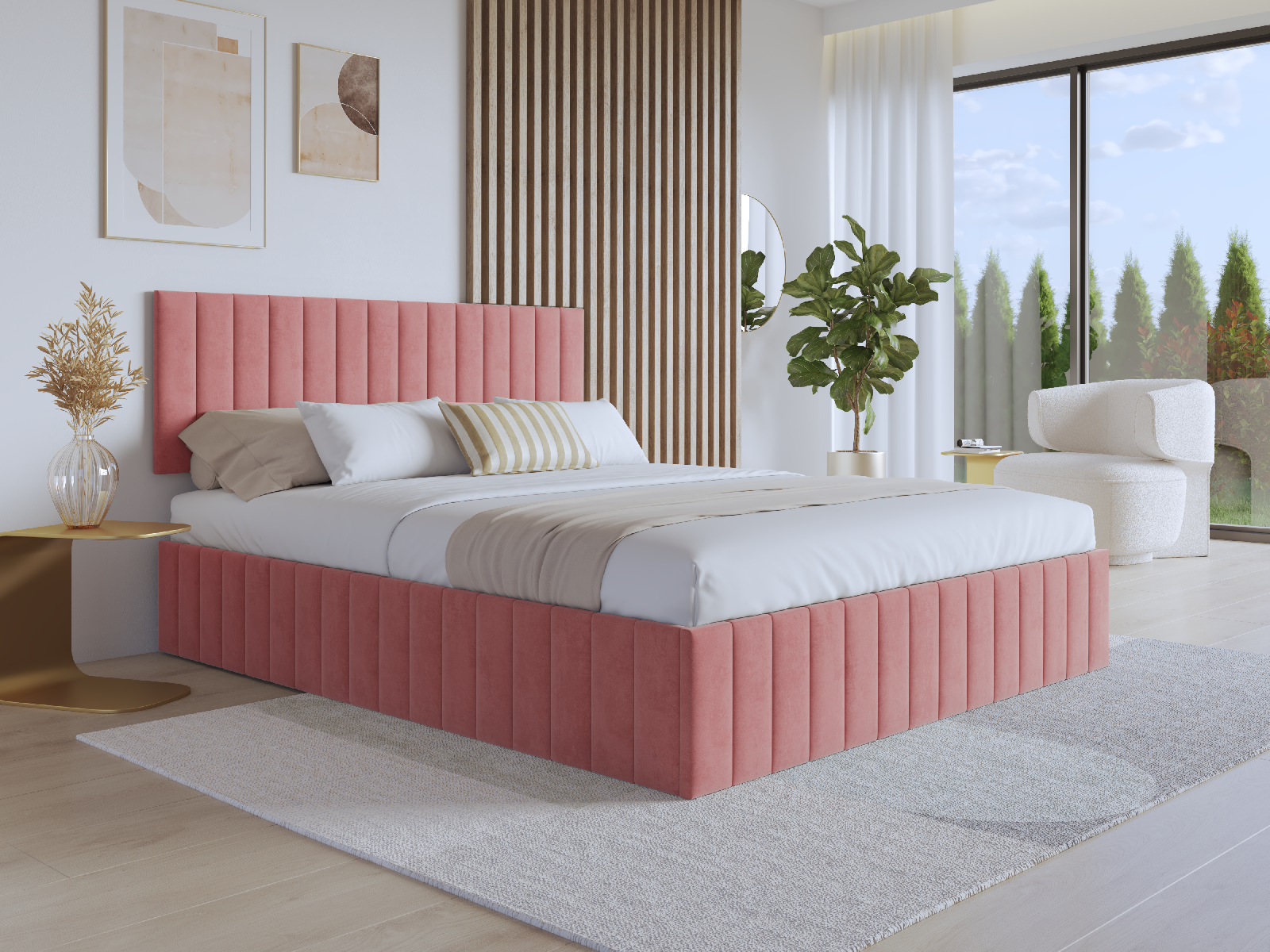 Eka Čalouněná postel PARIS - Kronos 180x200 cm Barva látky: Kronos 29