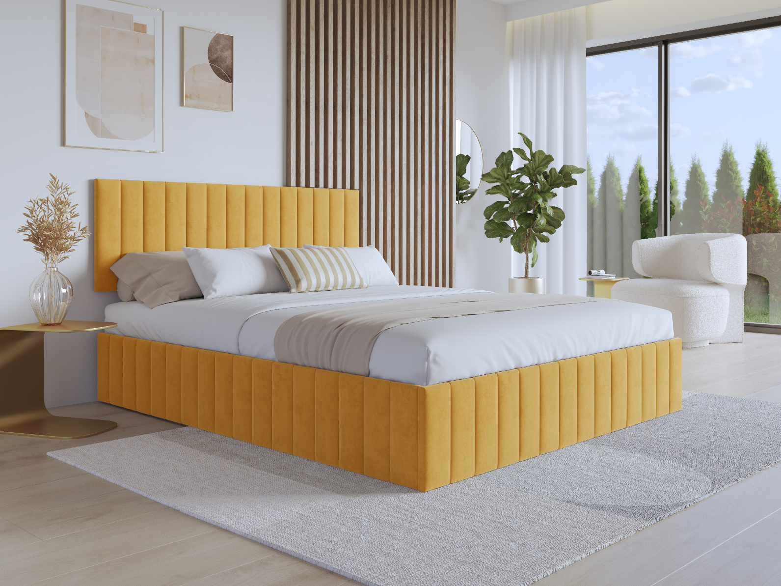 Eka Čalouněná postel PARIS - Kronos 180x200 cm Barva látky: Kronos 42