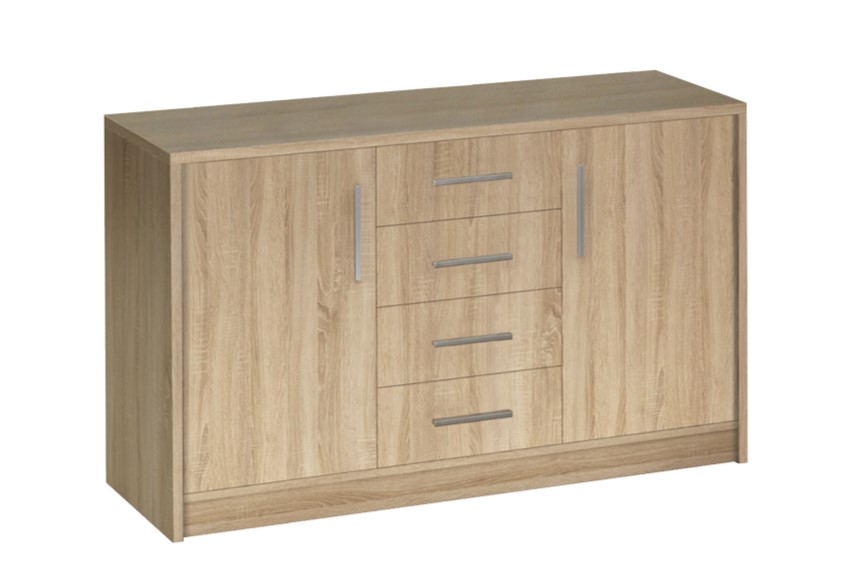 STO Komoda GENEWA 2, 140 cm Dub Sonoma