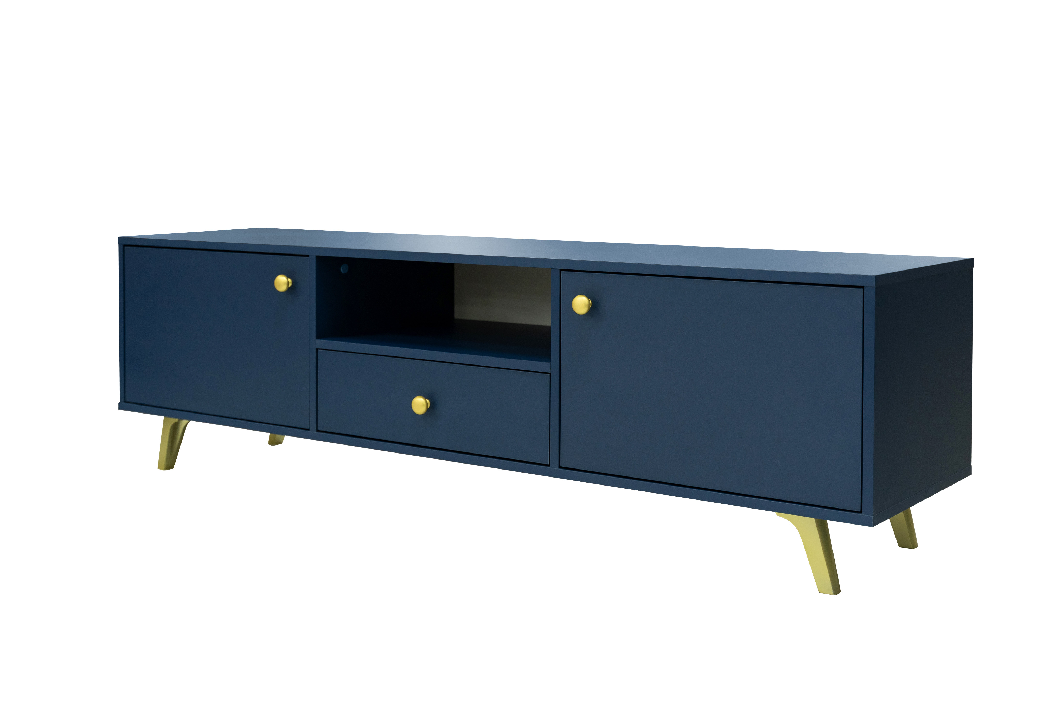 STO Televizní stolek SIENA, 160 cm Námořnická modrá