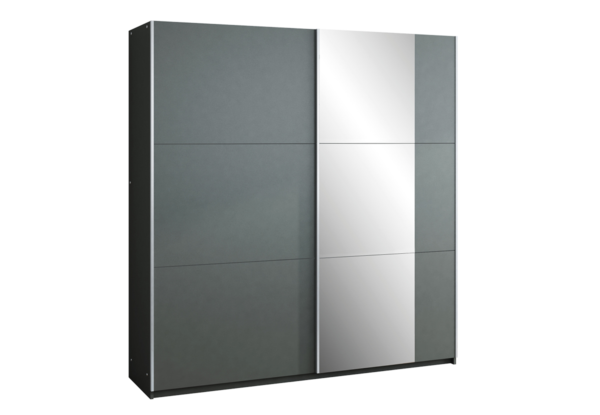 STO Šatní skříň BASTIA 150 cm, Grafit