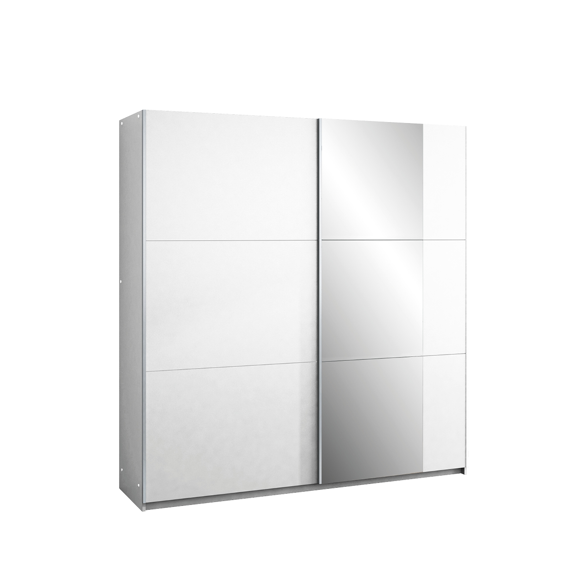 STO Šatní skříň BASTIA 200 cm, Bílá