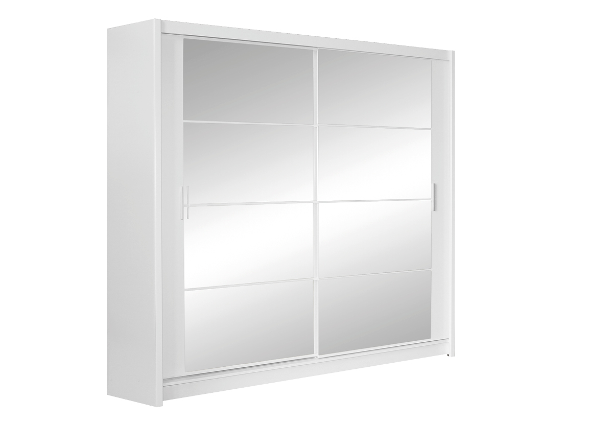 STO Šatní skříň DAKOTA 203 cm, Bílá