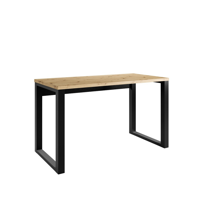Mdx Kancelářský stůl LOFT MAXI, 130 cm Černá/Dub Artisan