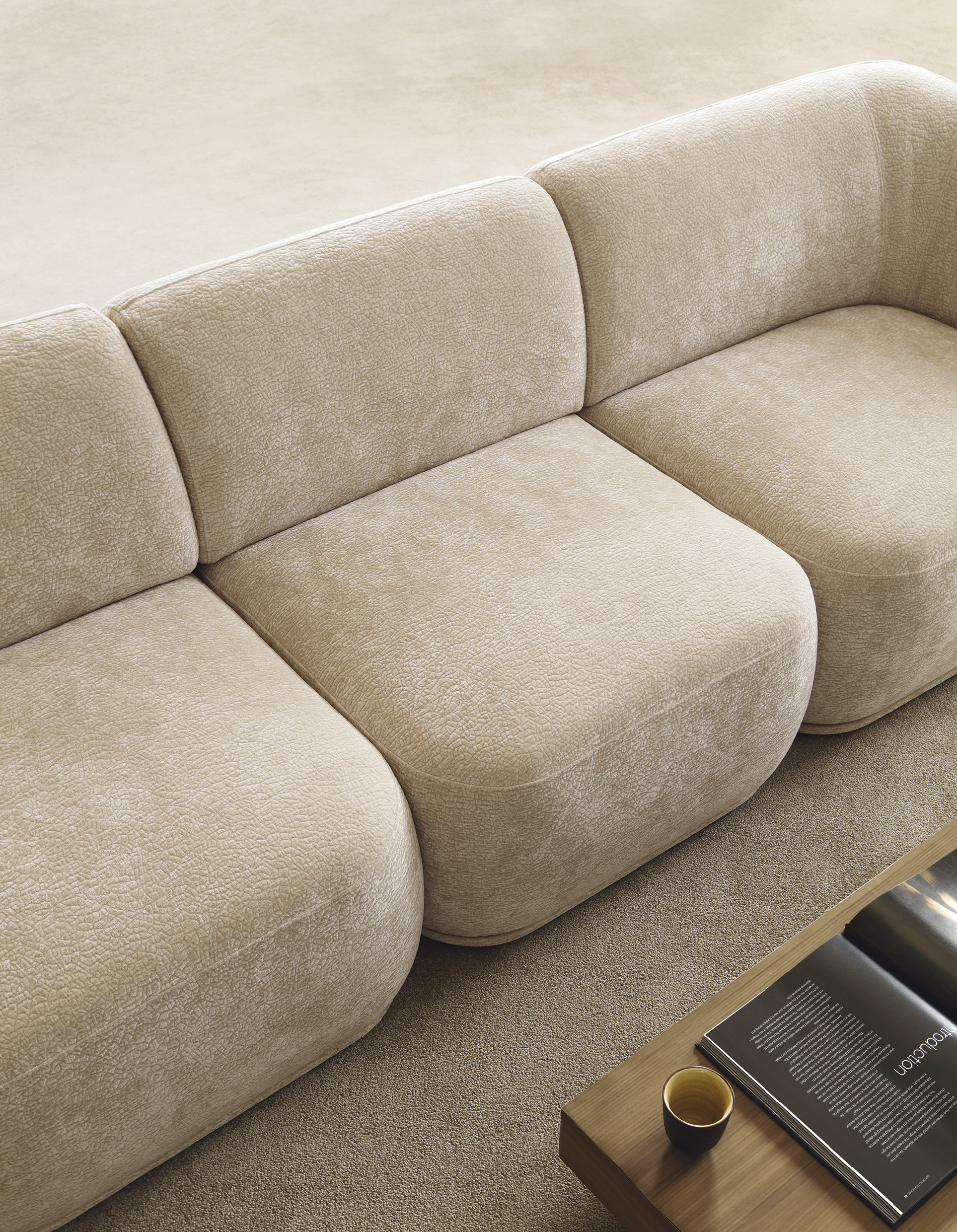 PCo Modul k sedací soupravě BONO 1 76 cm Barva látky: DRESS ME 21 (Kávová hnědá)