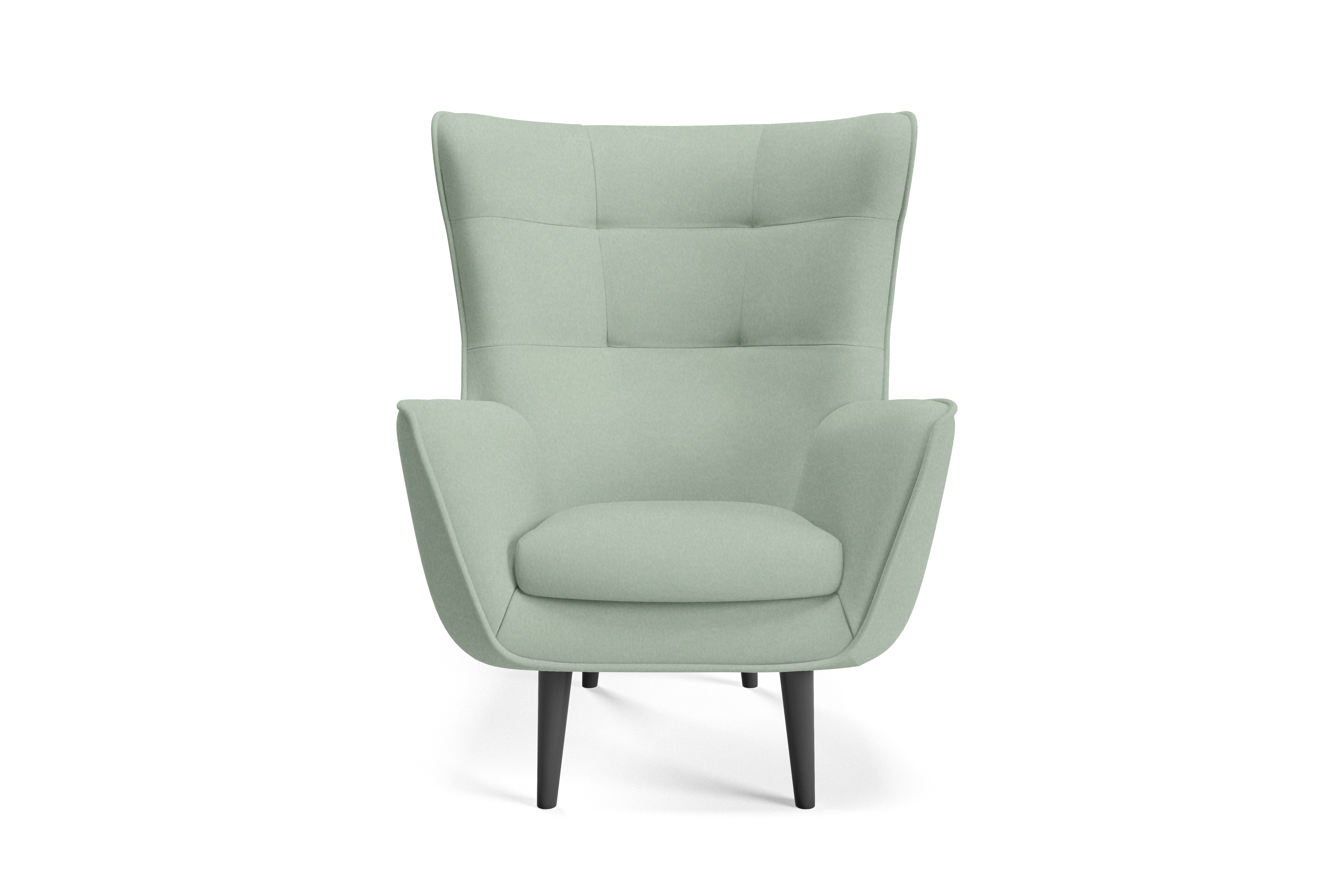 Eka Křeslo FLORENCE Výběr nohou: Černé, Barva látky: CASTEL 34 (Šalvěj)