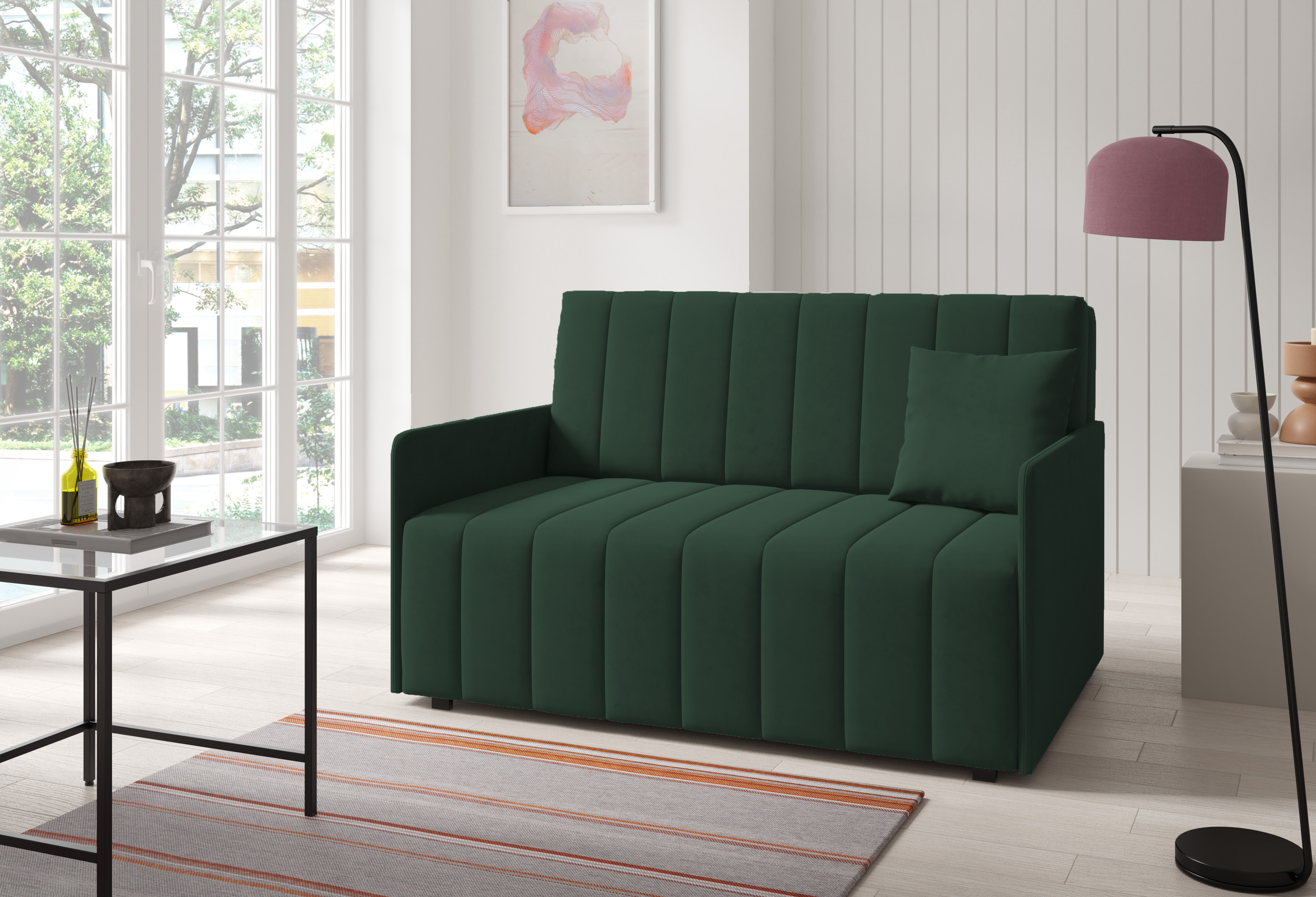 Eka Pohovka NERO III, 140 cm Barva látky: KRONOS 14