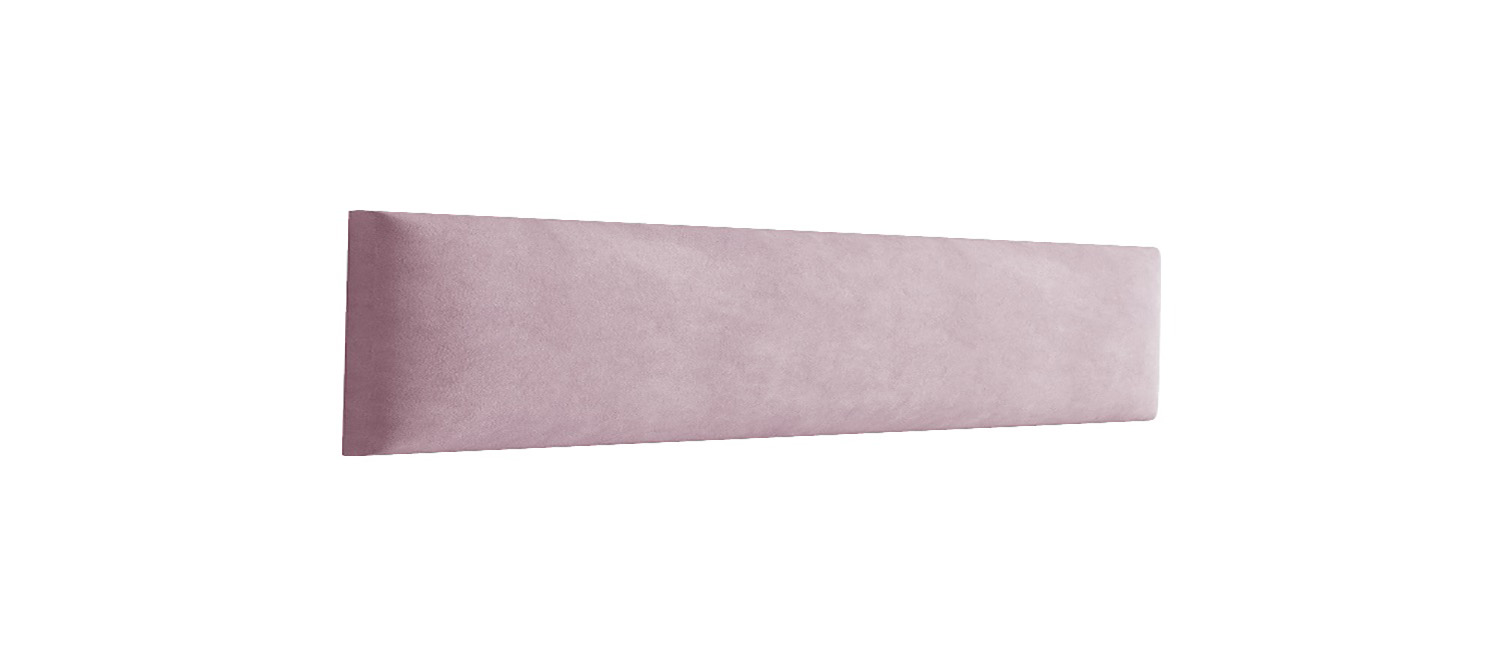 Eka Čalouněný panel Trinity 120 x 10 cm - Světlá růžová 2319