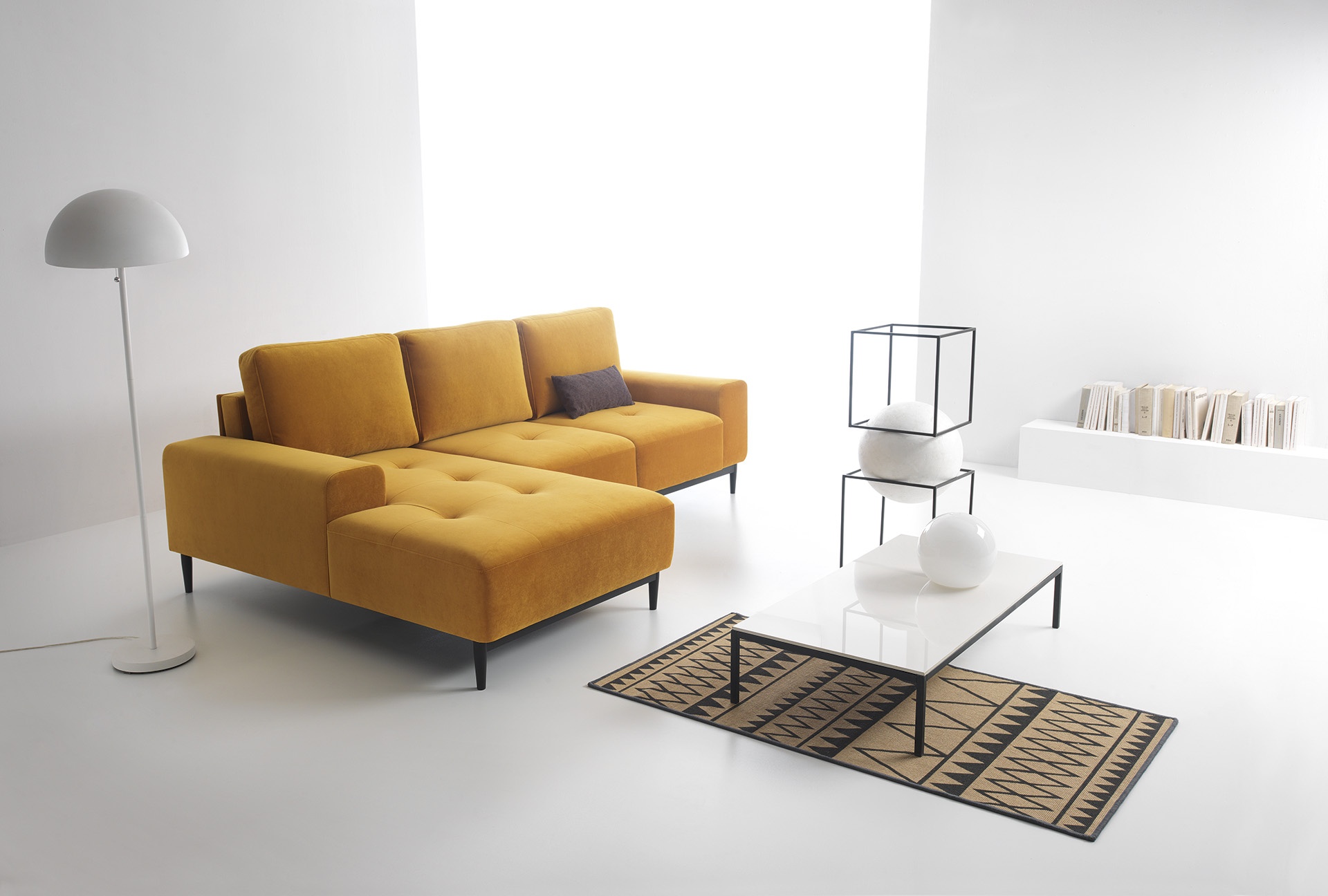 PCo Rohová sedací souprava VALENCIO, 266 cm Roh pohovky: Levý roh, Barva látky: ELEMENT 03 (Šedá)