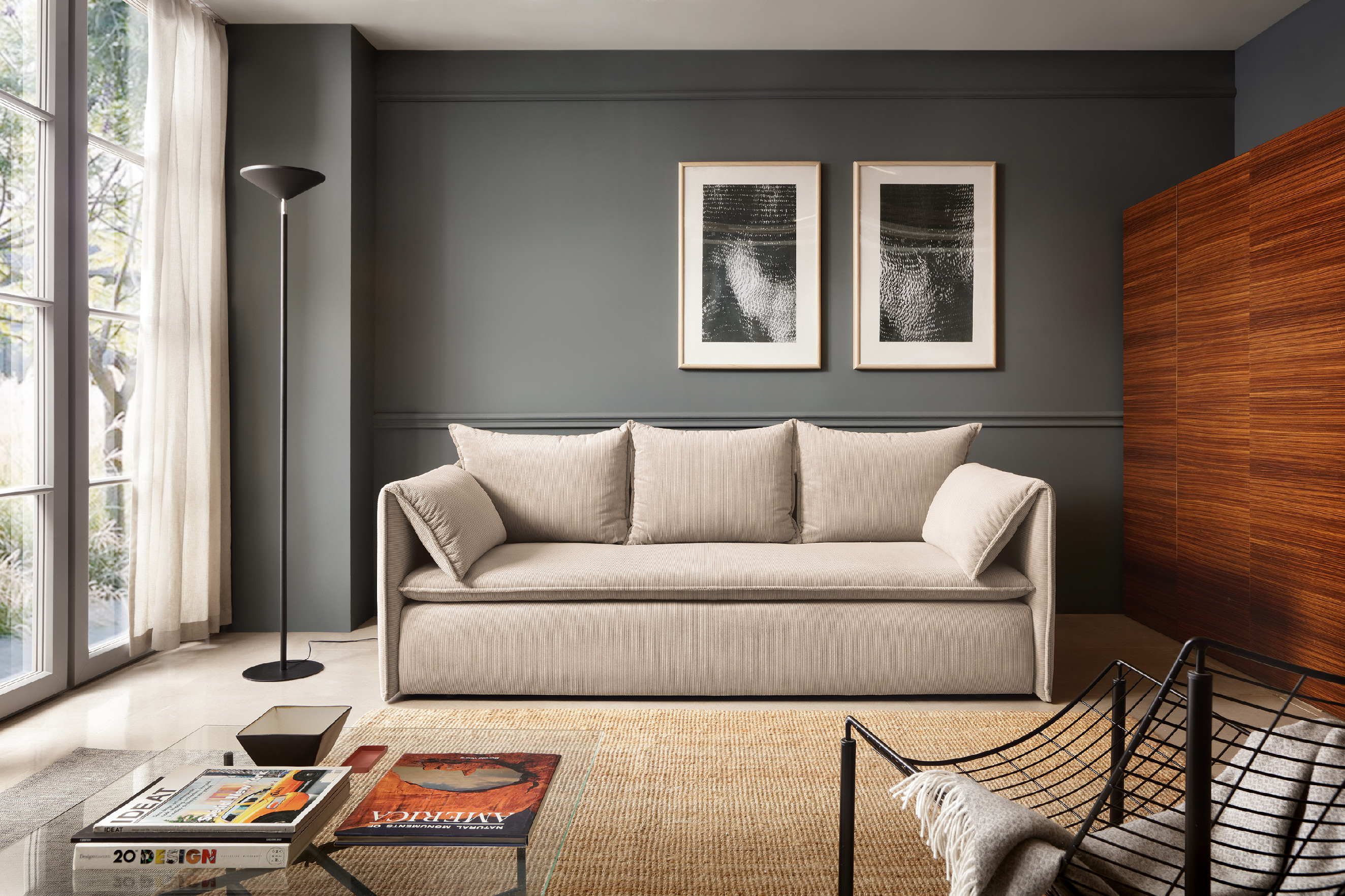 PCo Pohovka GRANADA, 218 cm Barva látky: RIVIERA 21