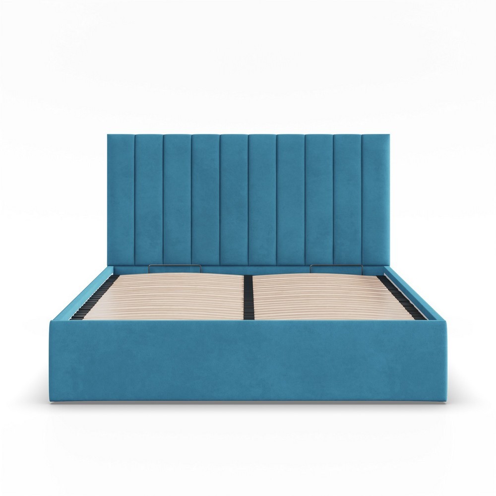 AGroup Čalouněná postel POLLA 160 x 200 cm Barva látky Trinity: (2313) Modrá