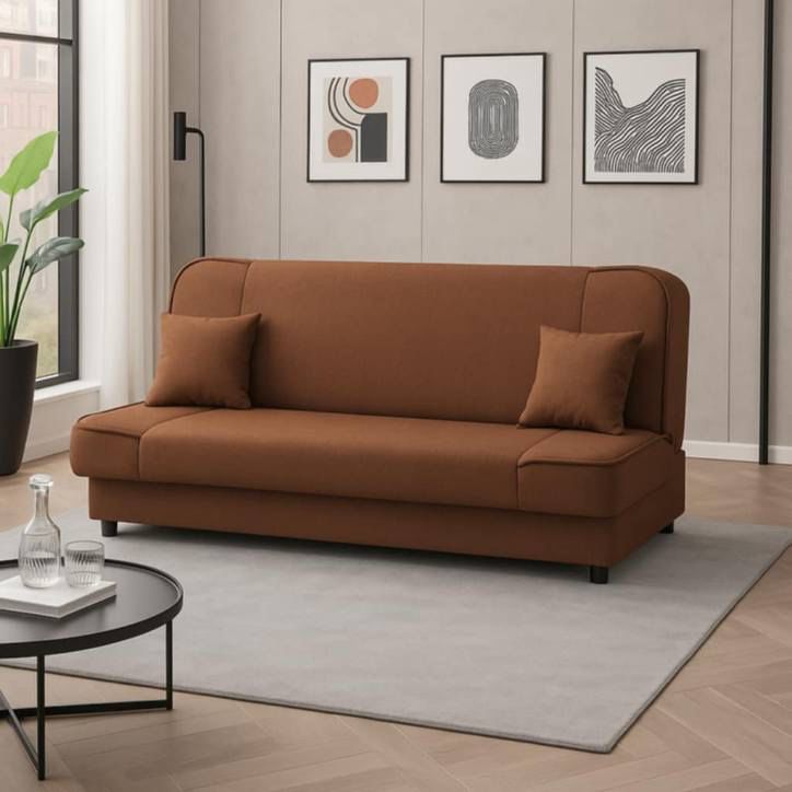 Pohovka RELAX, 195, 90 cm Barva látky: Oranžová látka