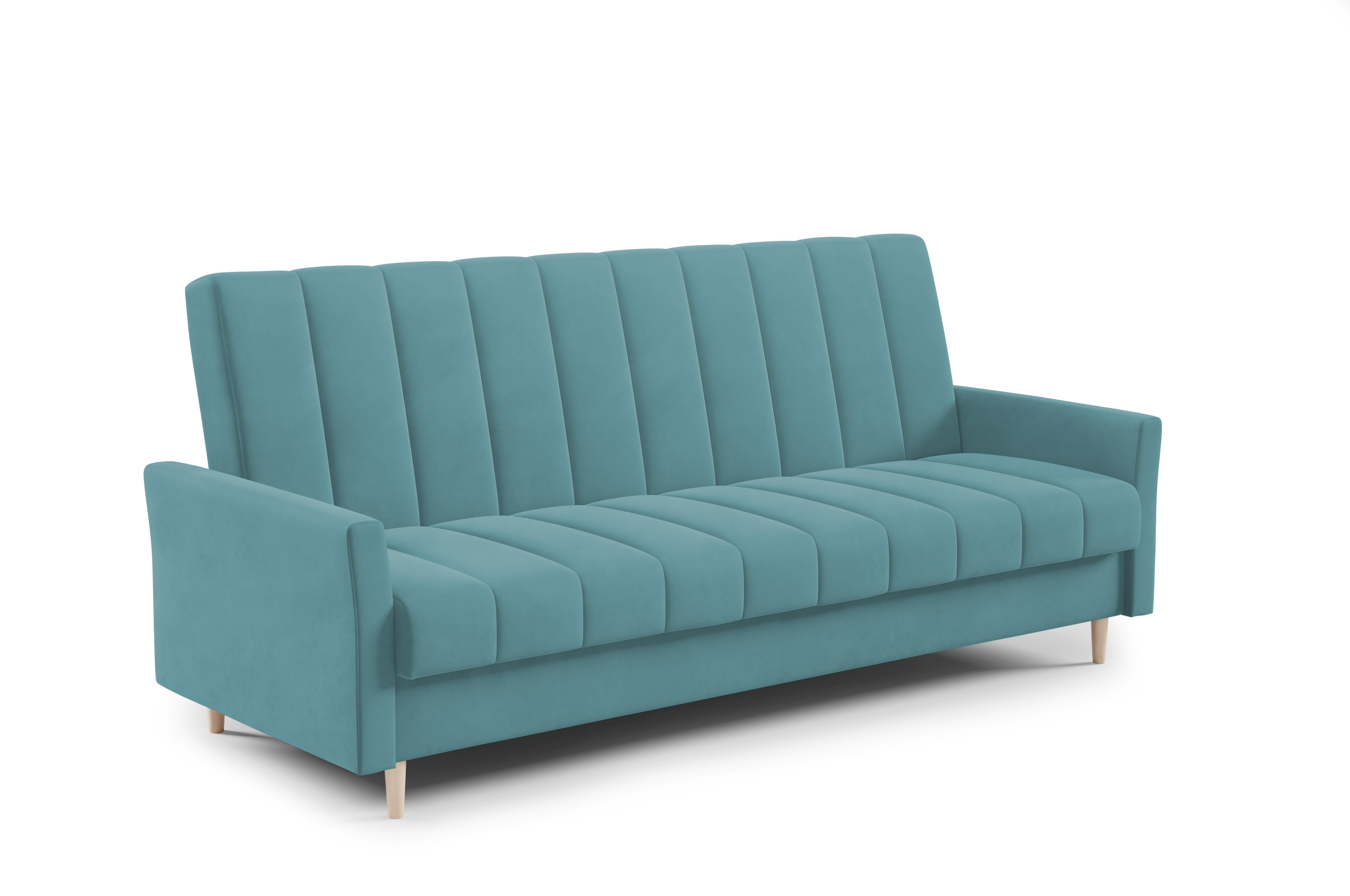 Eka Rozkládací pohovka SANY, 227cm Výběr nohou: Černé, Barva látky: ALFA 85