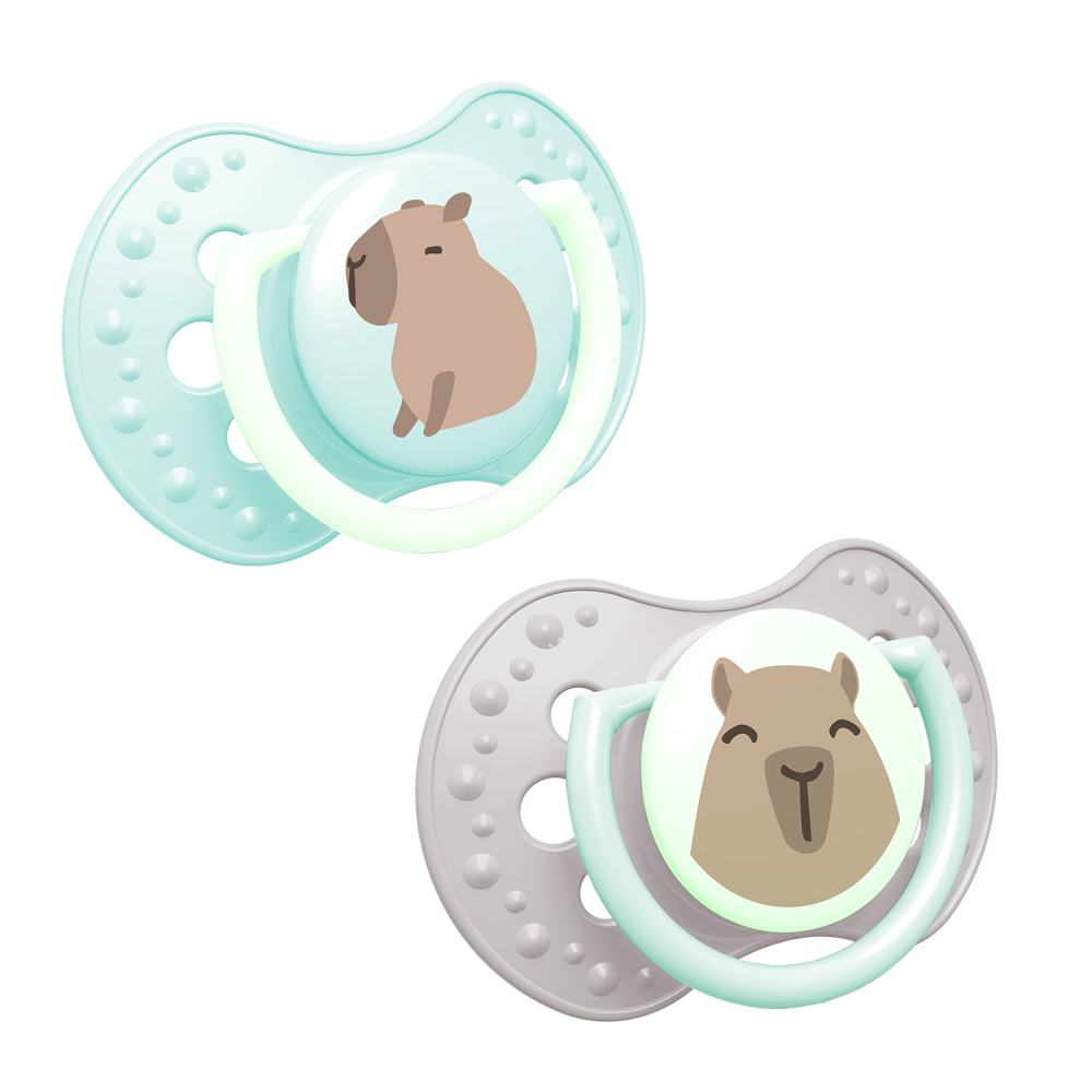 LOVI Dudlík silikonový dynamický CAPICHILL 0-6m 2ks kluk