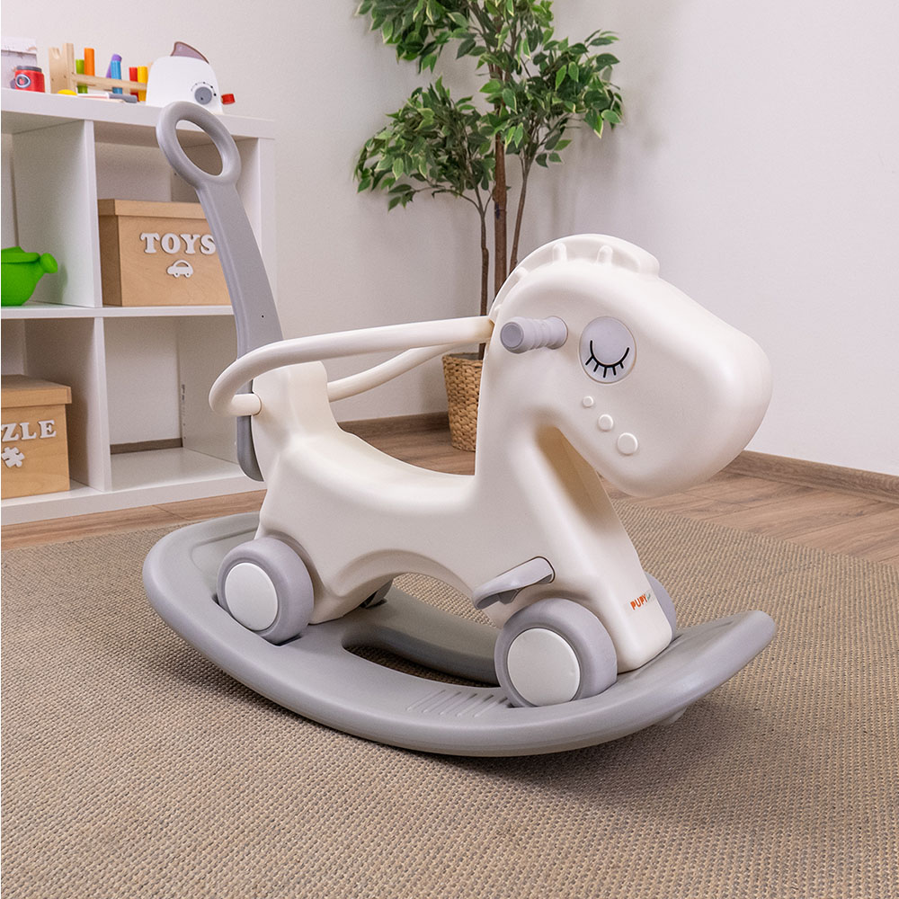 Pupyhou houpací a pojízdný koník 2v1