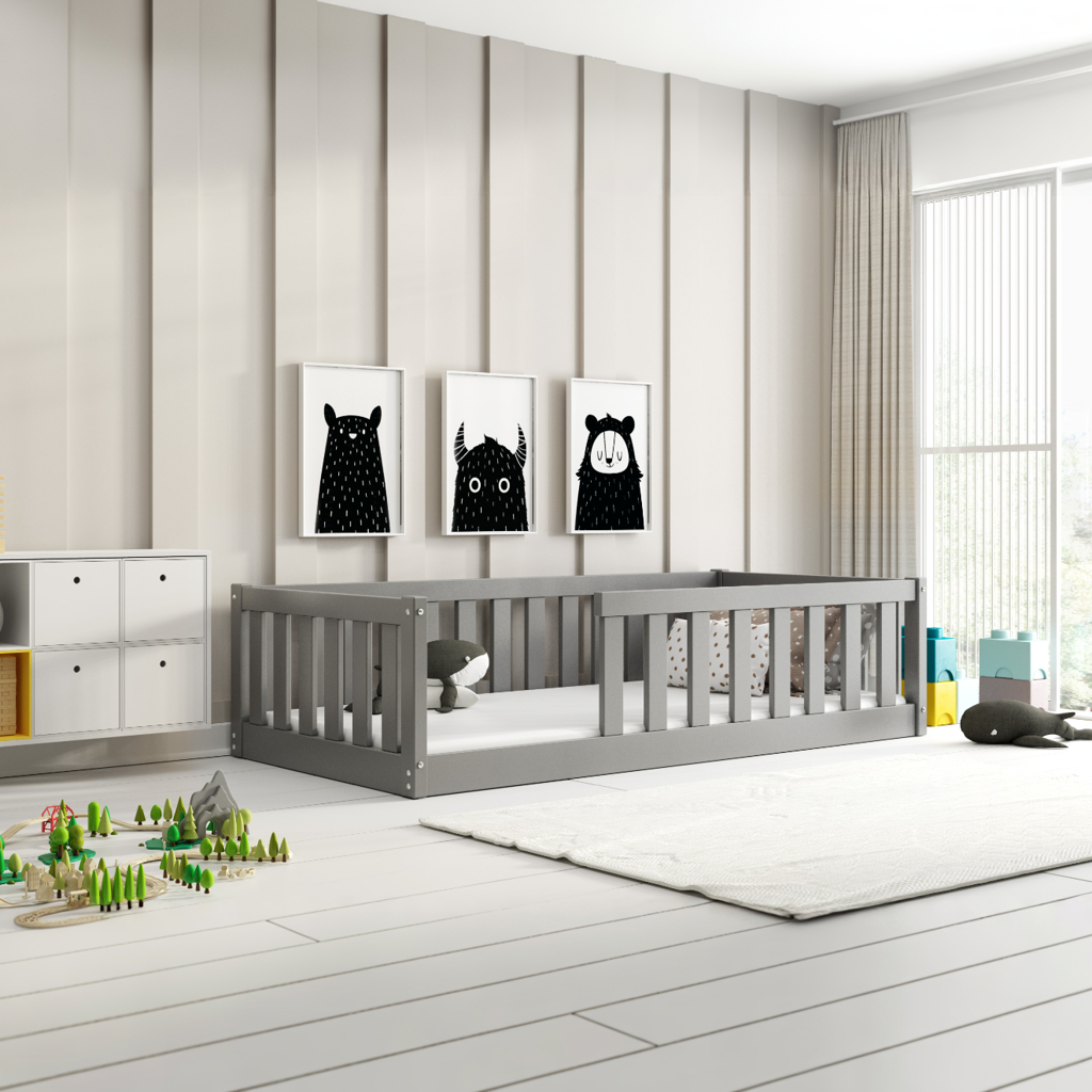 SMB Dětská postel BELLI 1, 80x160 cm Dekor: Borovice