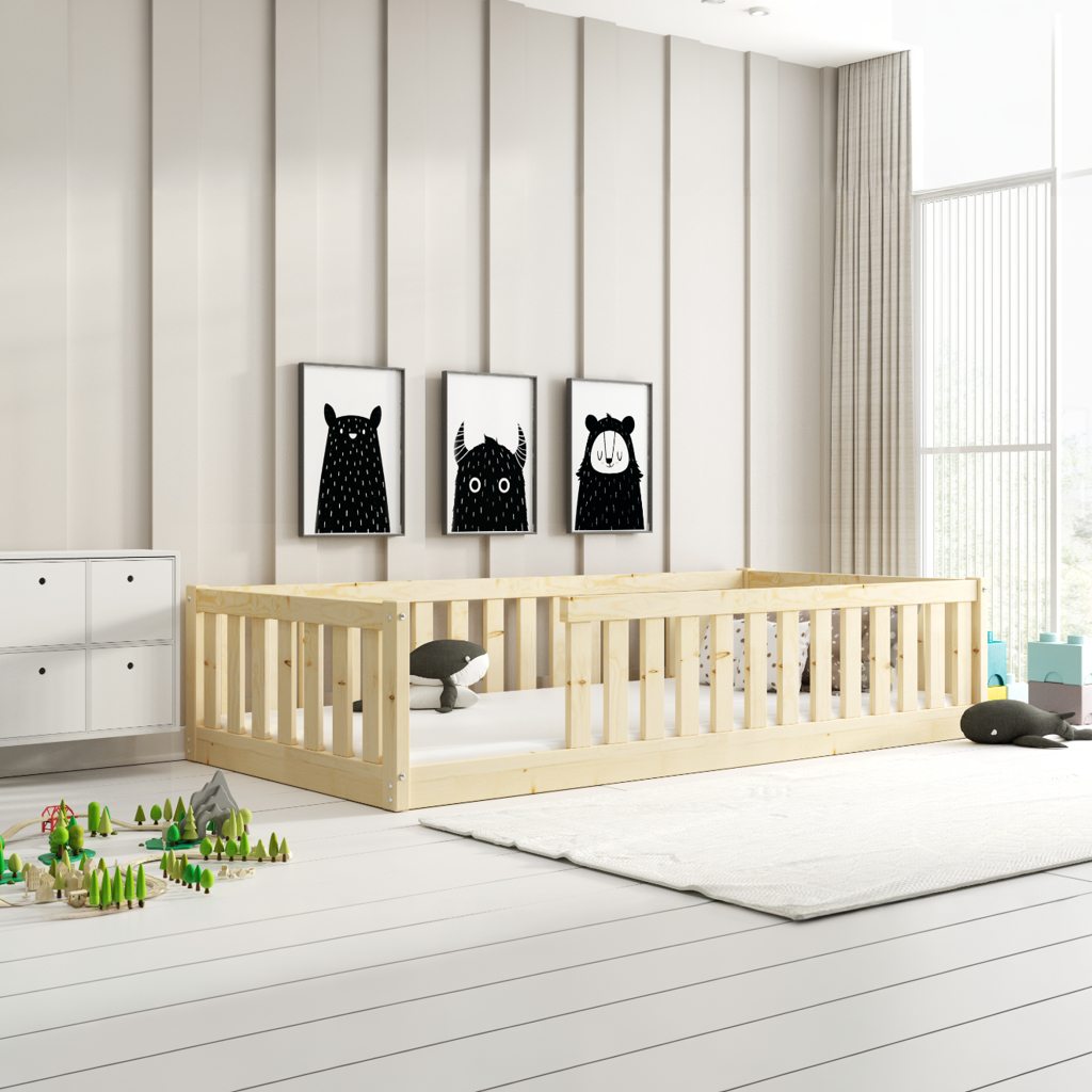 SMB Dětská postel BELLI 2, 90x190 cm Dekor: Borovice