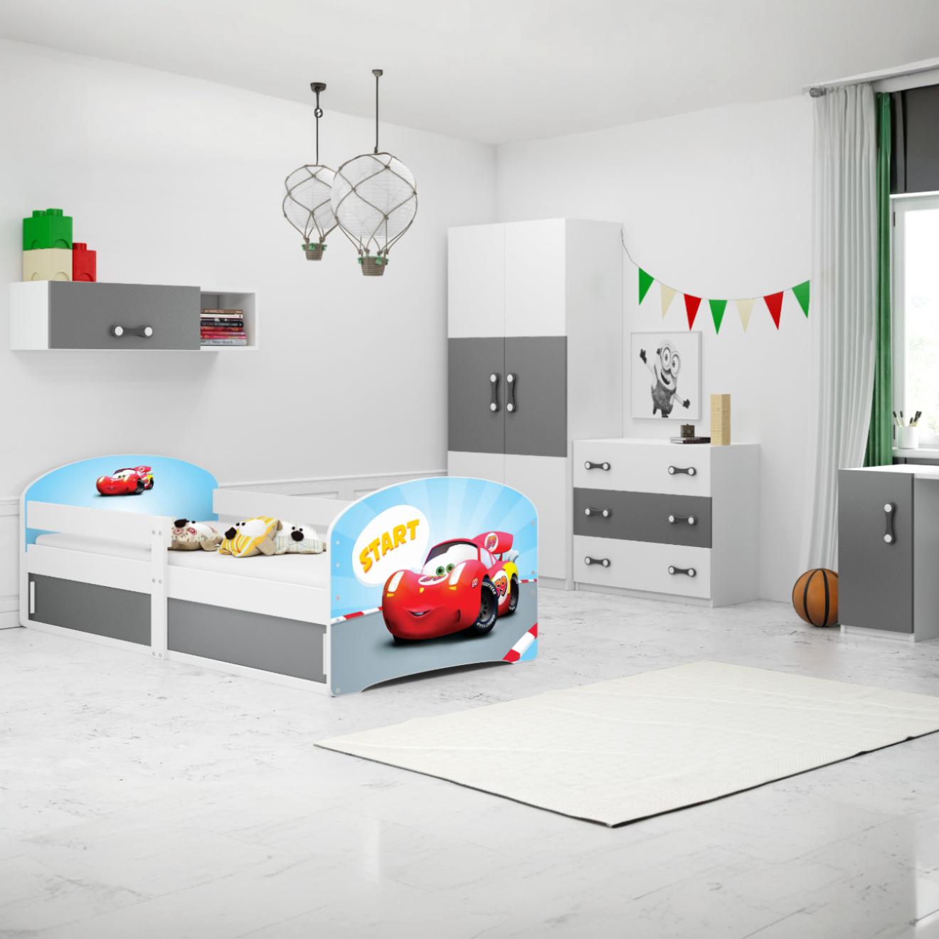 SMB Dětská postel LUKE, 80x160 cm Dekor: Bílá