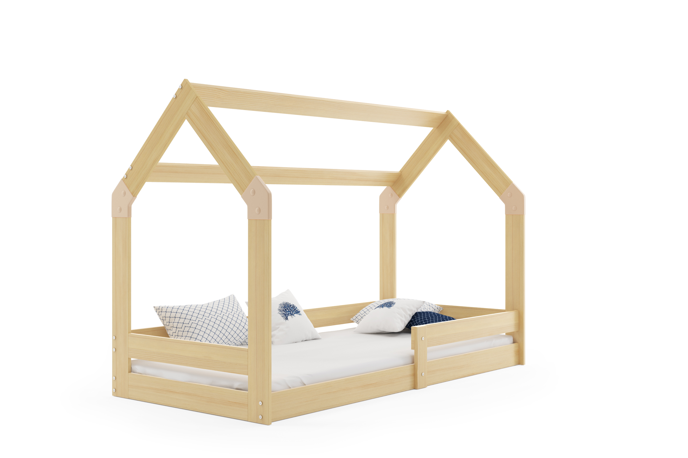 Produktové foto SMB Dětská postel z masivu HOME 2, 80x160 cm Dekor: Grafit