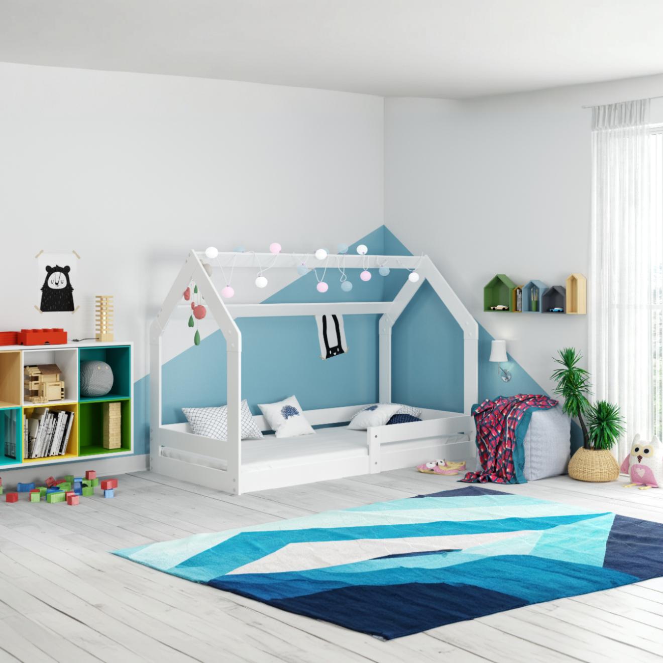 SMB Dětská postel z masivu HOME 2, 80x160 cm Dekor: Borovice