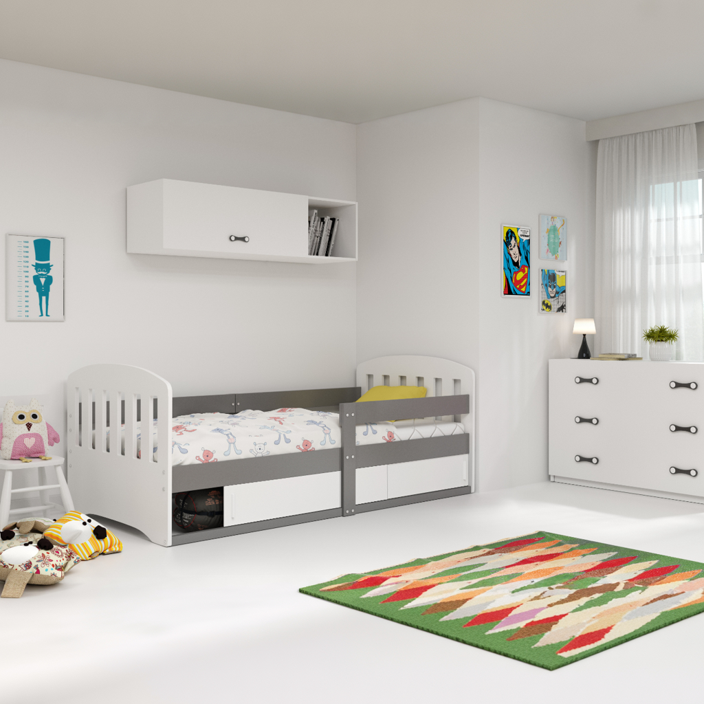 SMB Dětská postel CLEO, 80x160 cm Dekor: Bílá