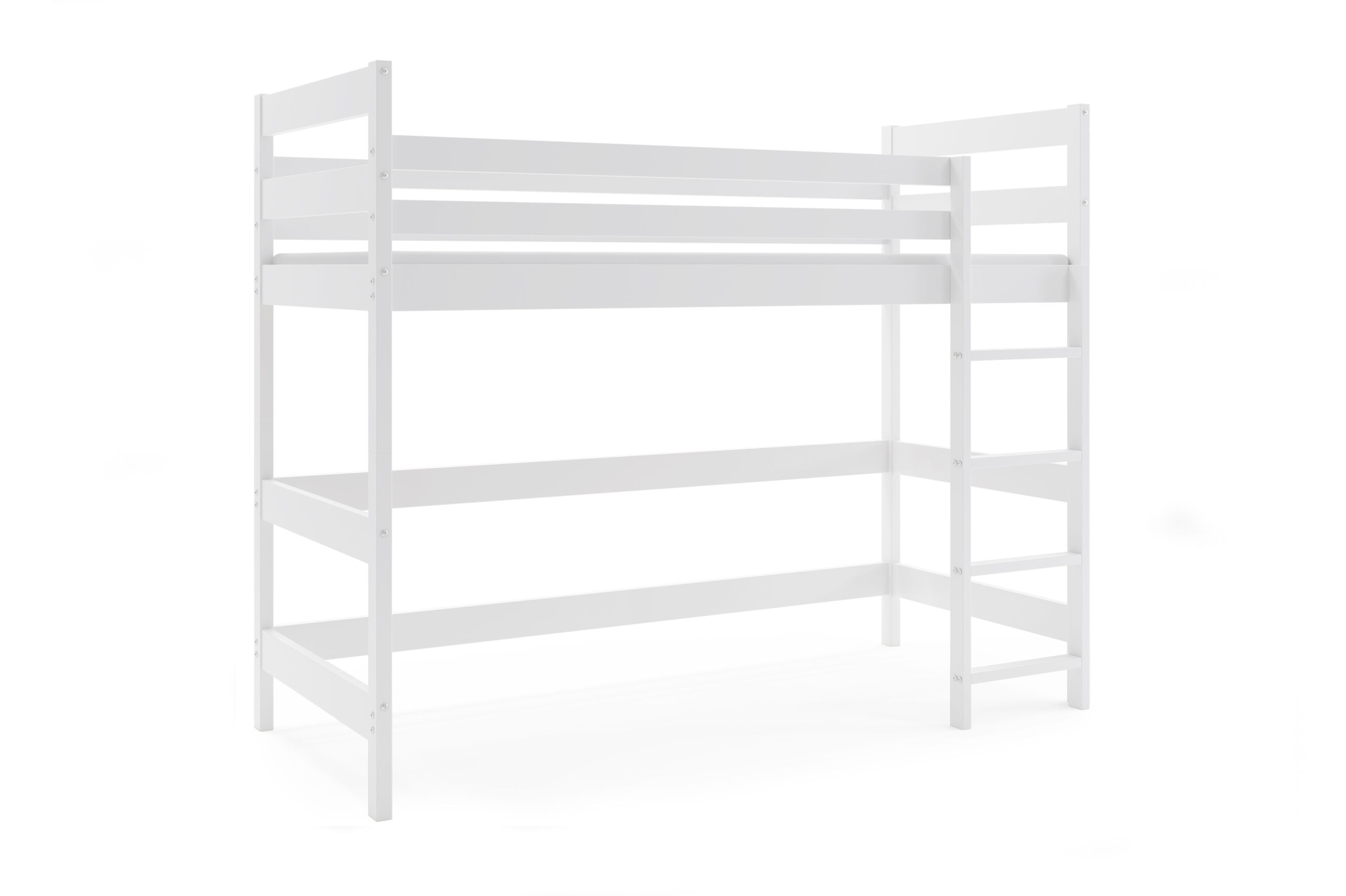 SMB Dětská patrová postel ANTRA, 90x200 cm Dekor: Bílá