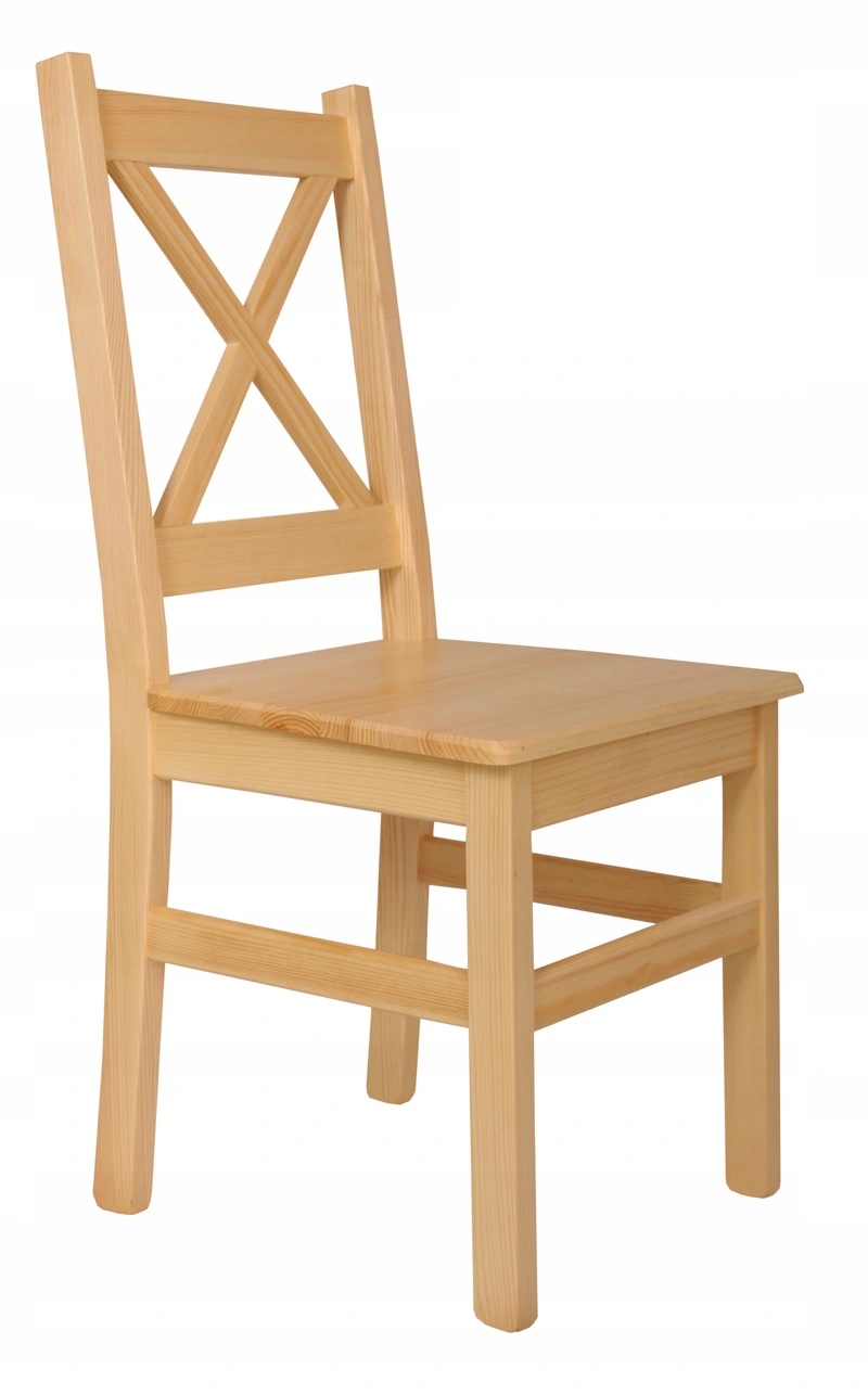 Dede Židle z masivu X - 4 barvy Lak dřeva: Borovice (přírodní)